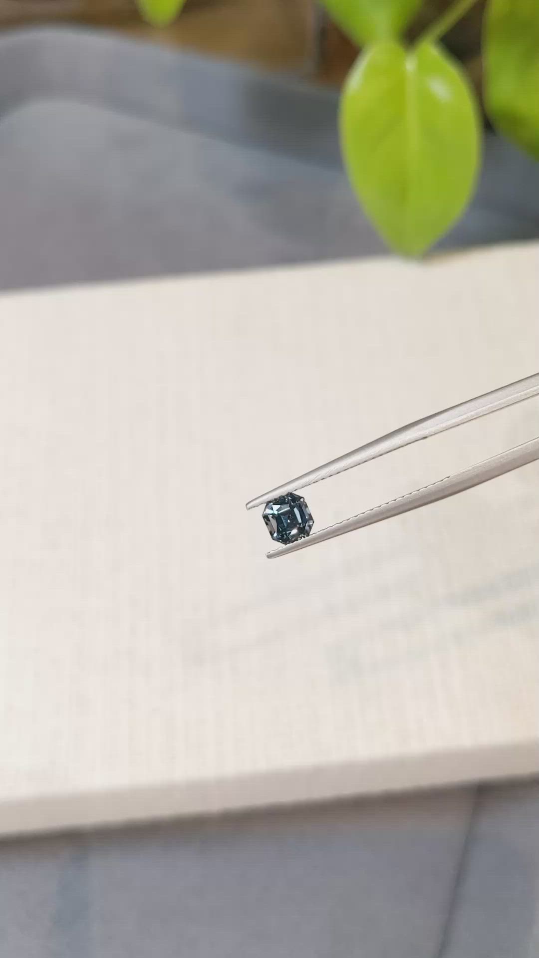 0.91 Ct. Blue Sapphire from Montana Size Video