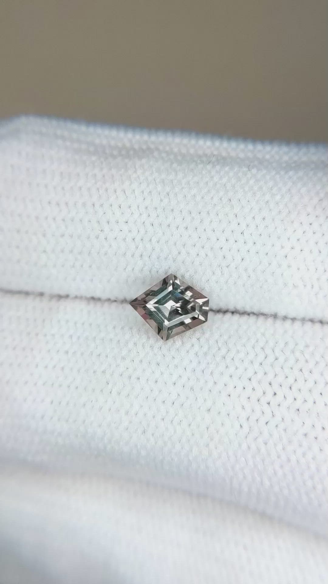 0.85 Ct. Brown Sapphire from Montana Size Video