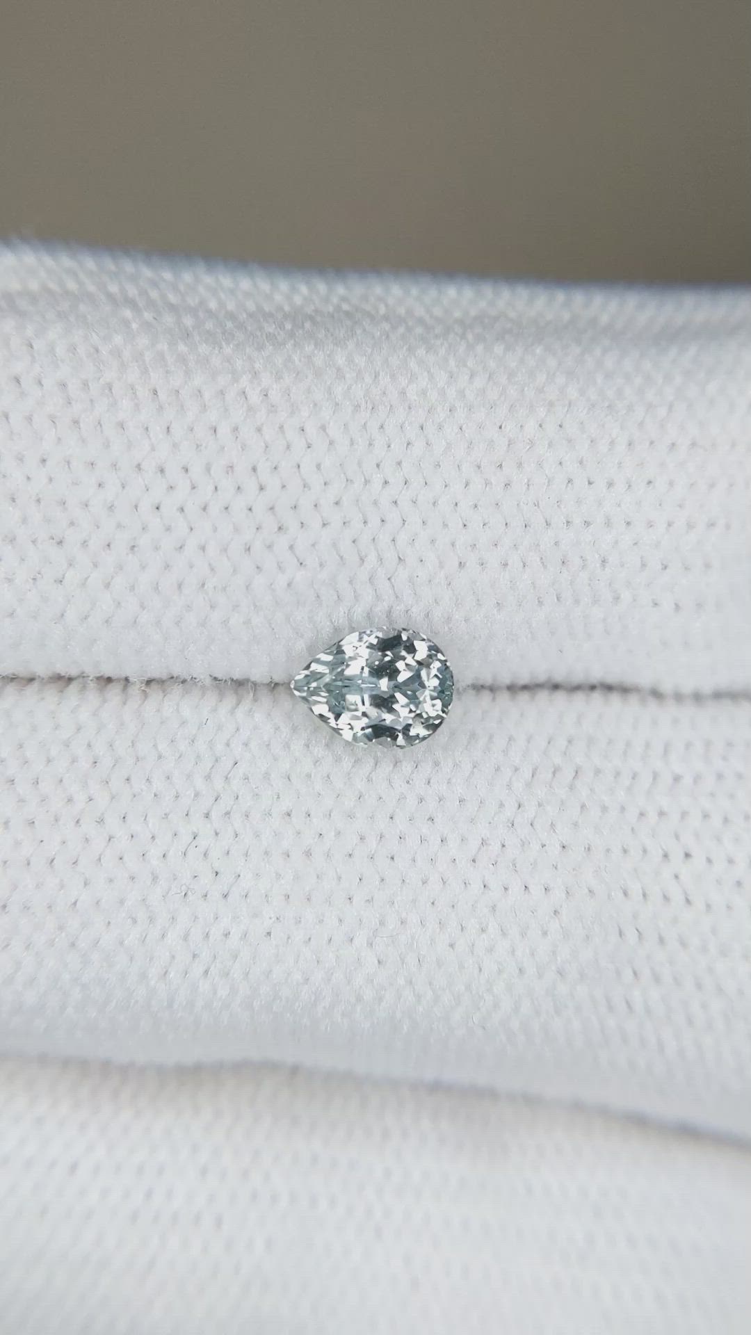 0.88 Ct. Grey Sapphire from Montana Size Video