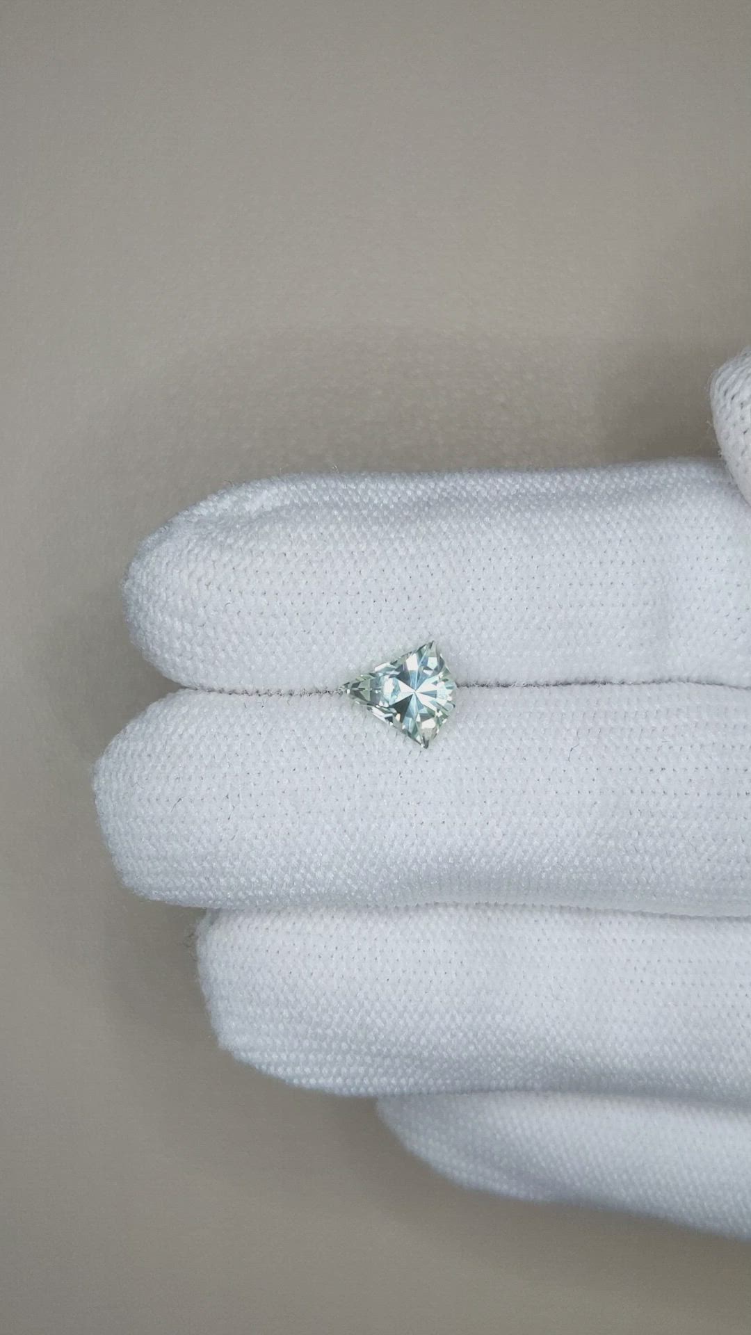 1.50 Ct. Green Sapphire from Montana Size Video