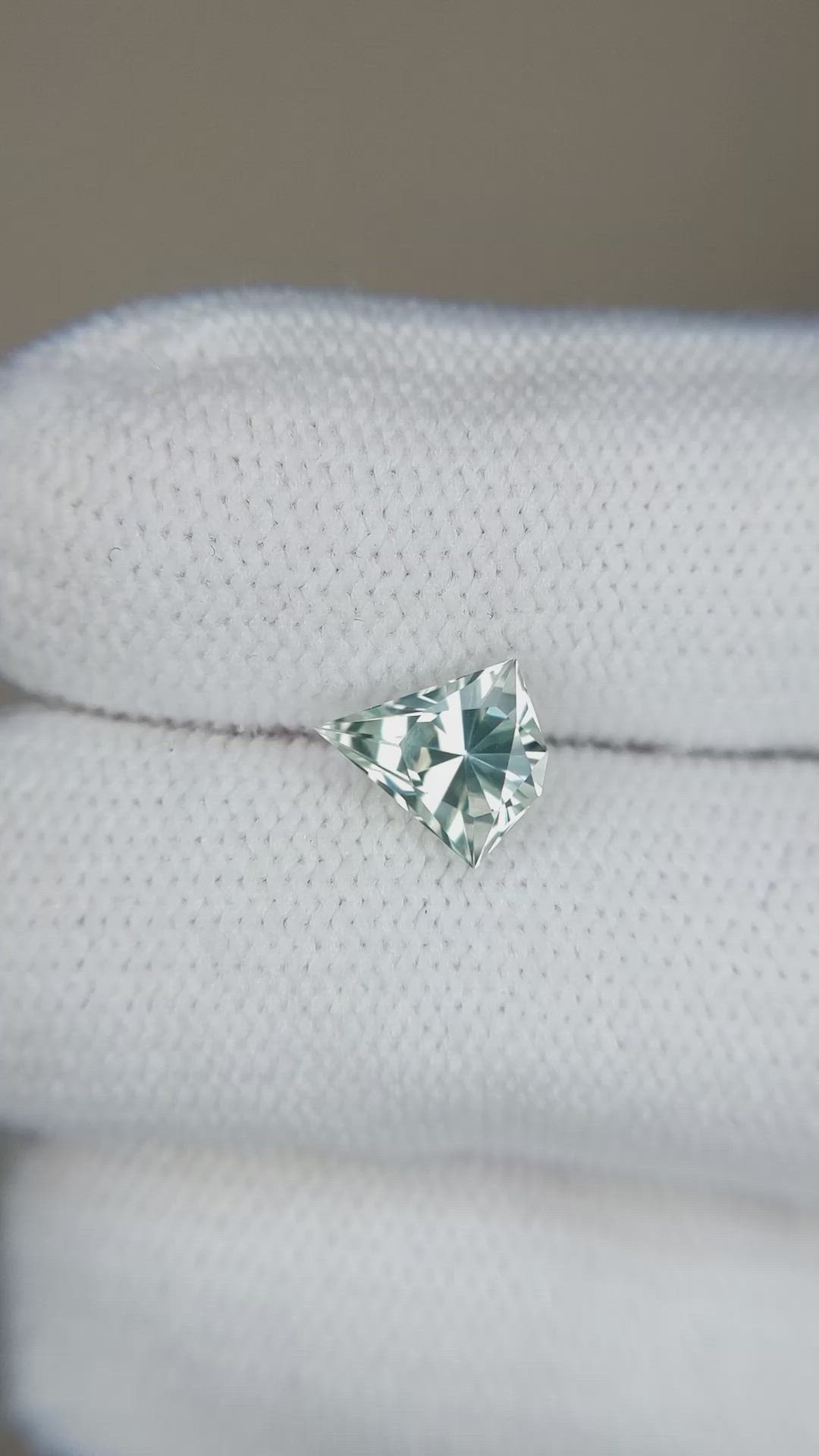 1.50 Ct. Green Sapphire from Montana Size Video