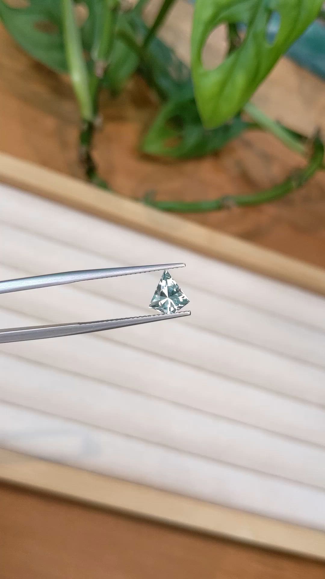 1.50 Ct. Green Sapphire from Montana Size Video