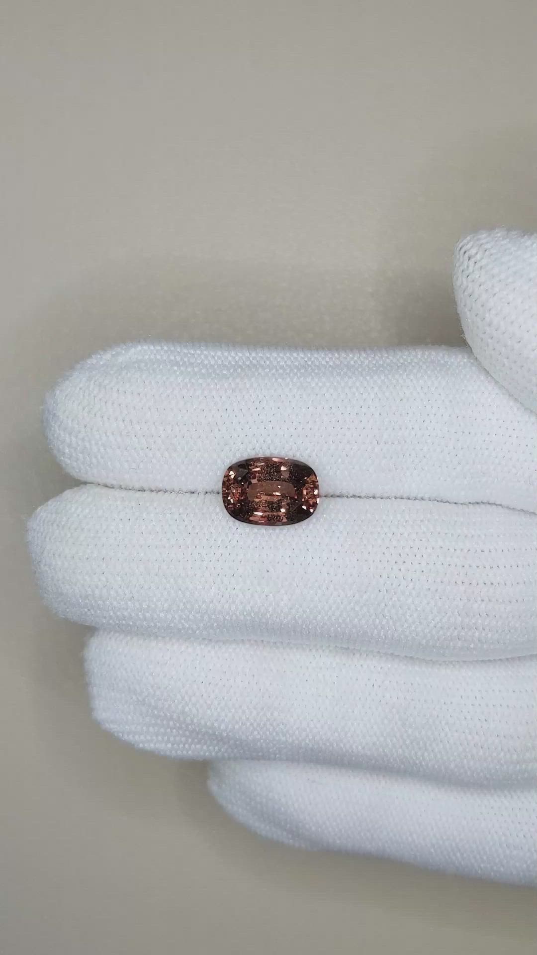 3.67 Ct. Padparadscha Sapphire from Madagascar Size Video