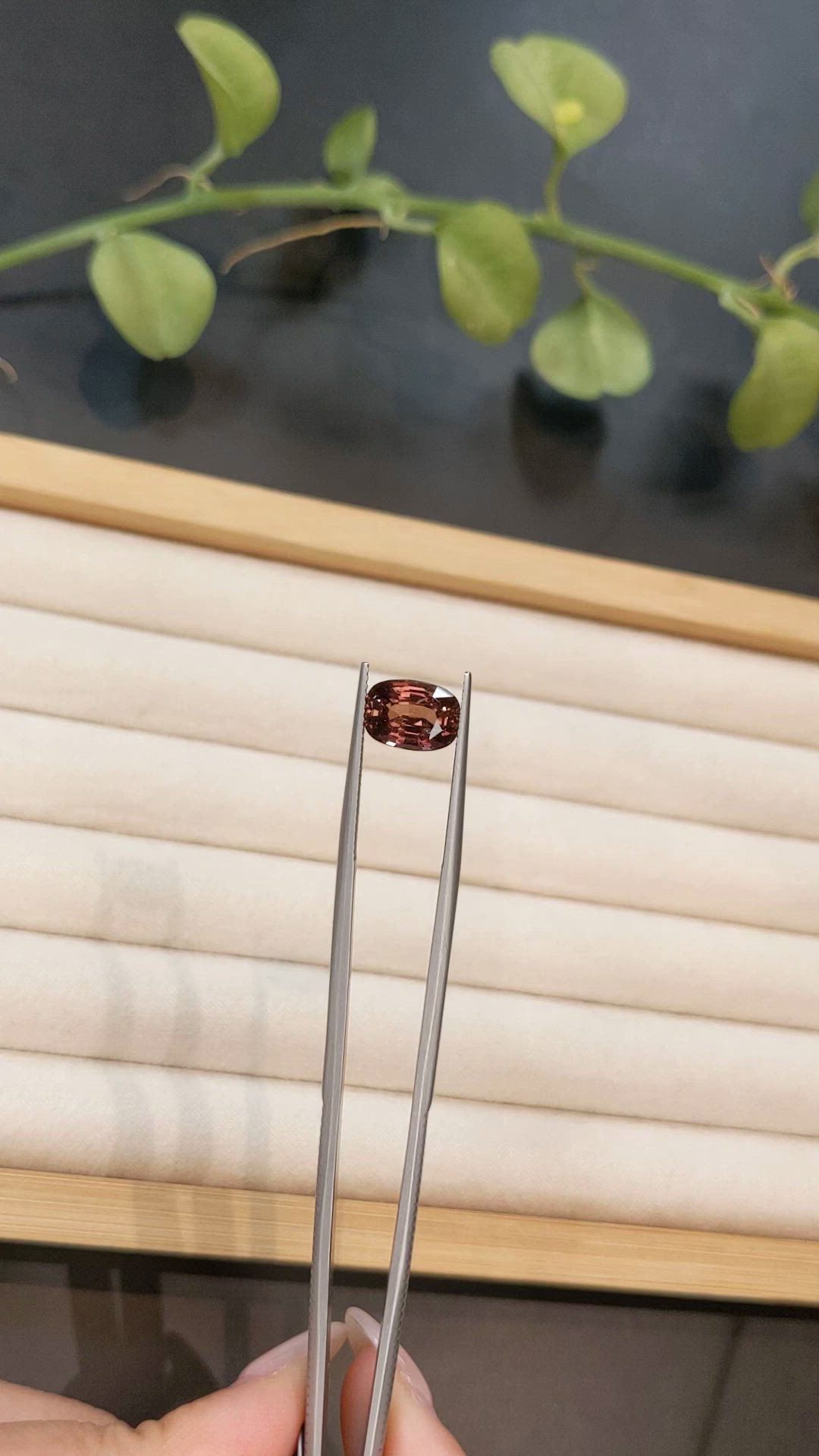 3.67 Ct. Padparadscha Sapphire from Madagascar Size Video