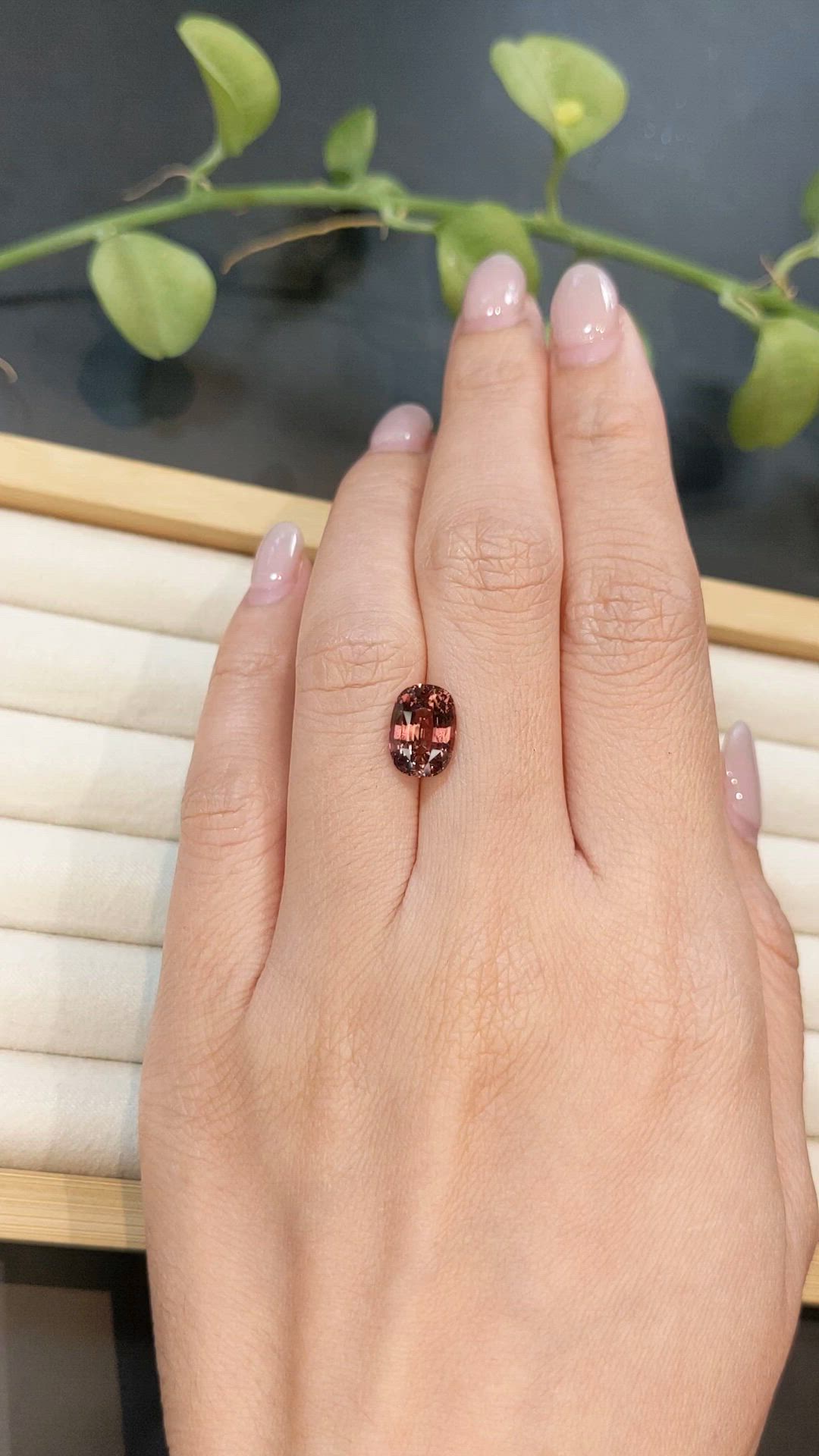 3.67 Ct. Padparadscha Sapphire from Madagascar Size Video