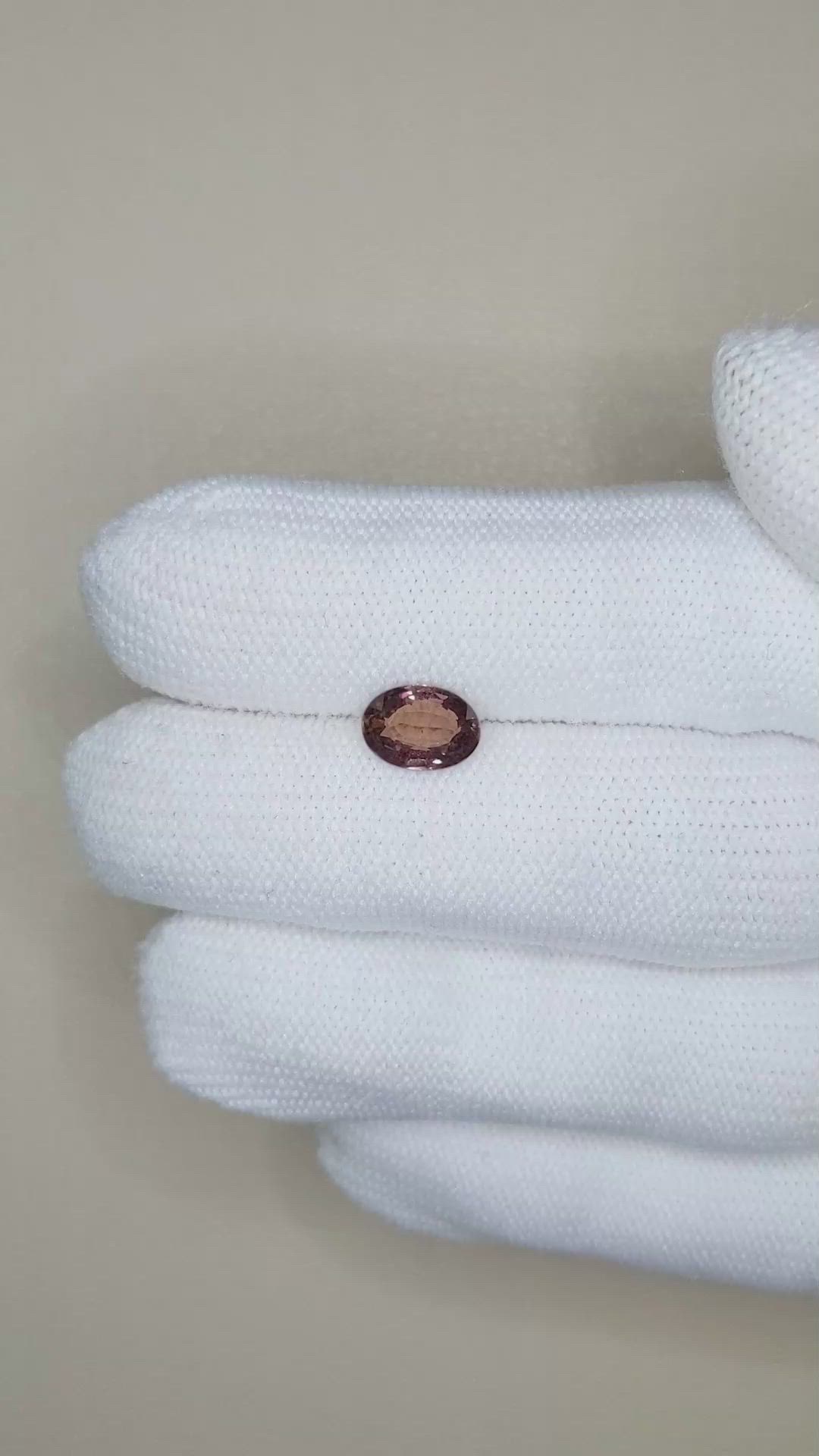 1.65 Ct. Padparadscha Sapphire from Madagascar Size Video