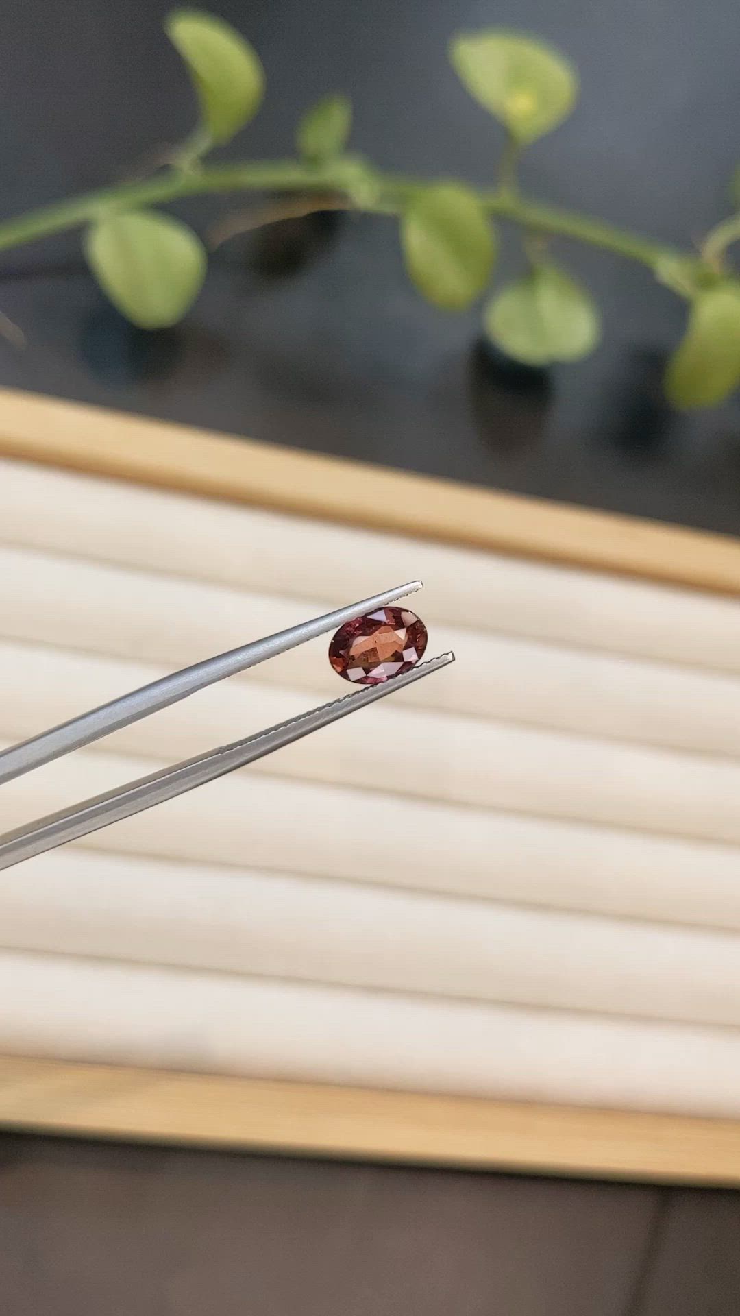 1.65 Ct. Padparadscha Sapphire from Madagascar Size Video