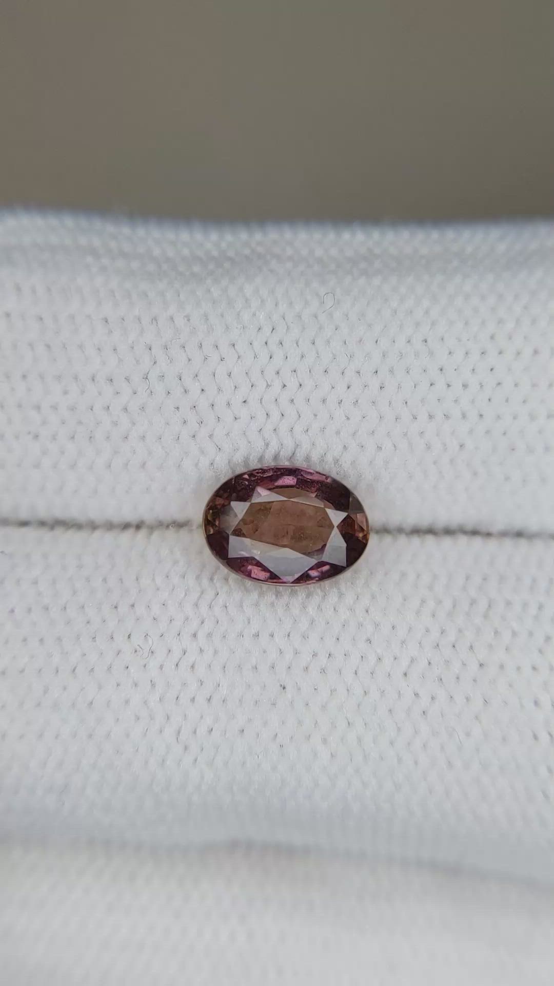 1.65 Ct. Padparadscha Sapphire from Madagascar Size Video