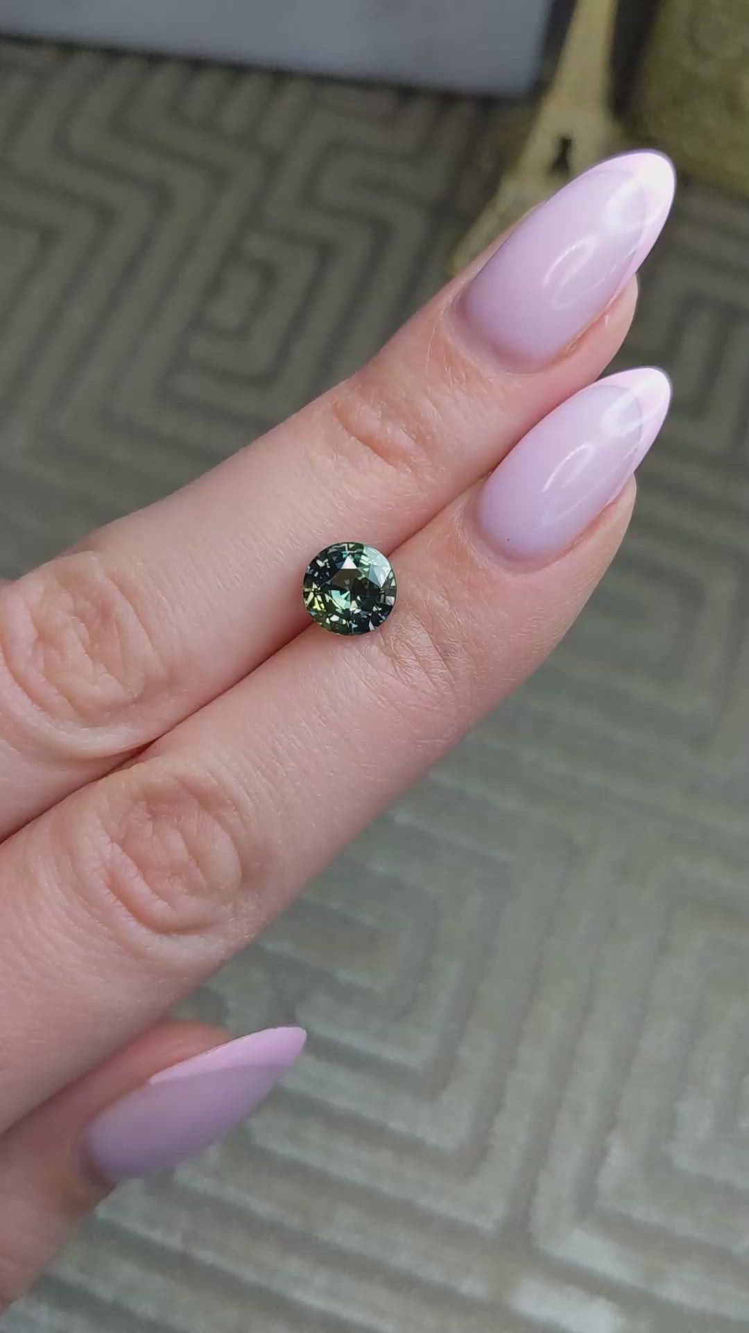 2.52 Ct. Bi Color Sapphire from Madagascar Size Video