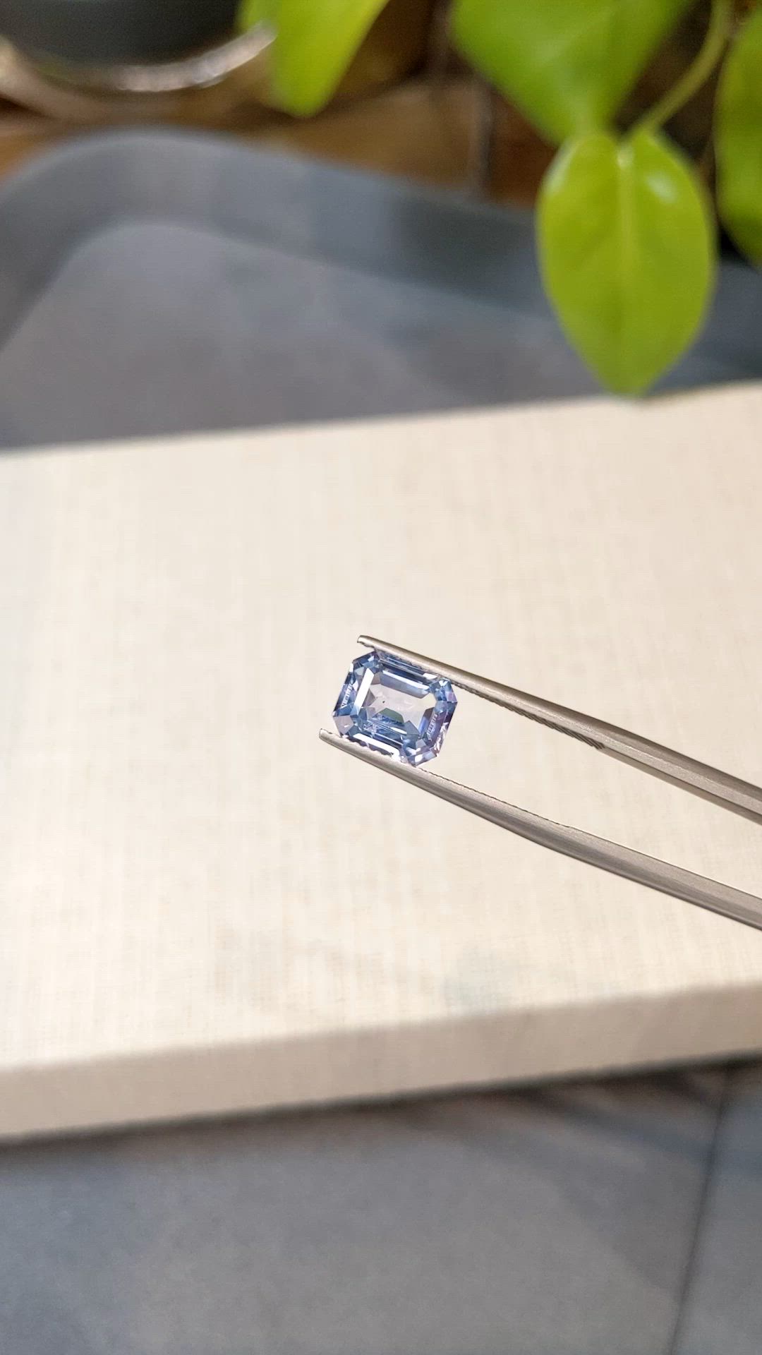 2.72 Ct. Blue Sapphire from Ceylon (Sri Lanka) Size Video