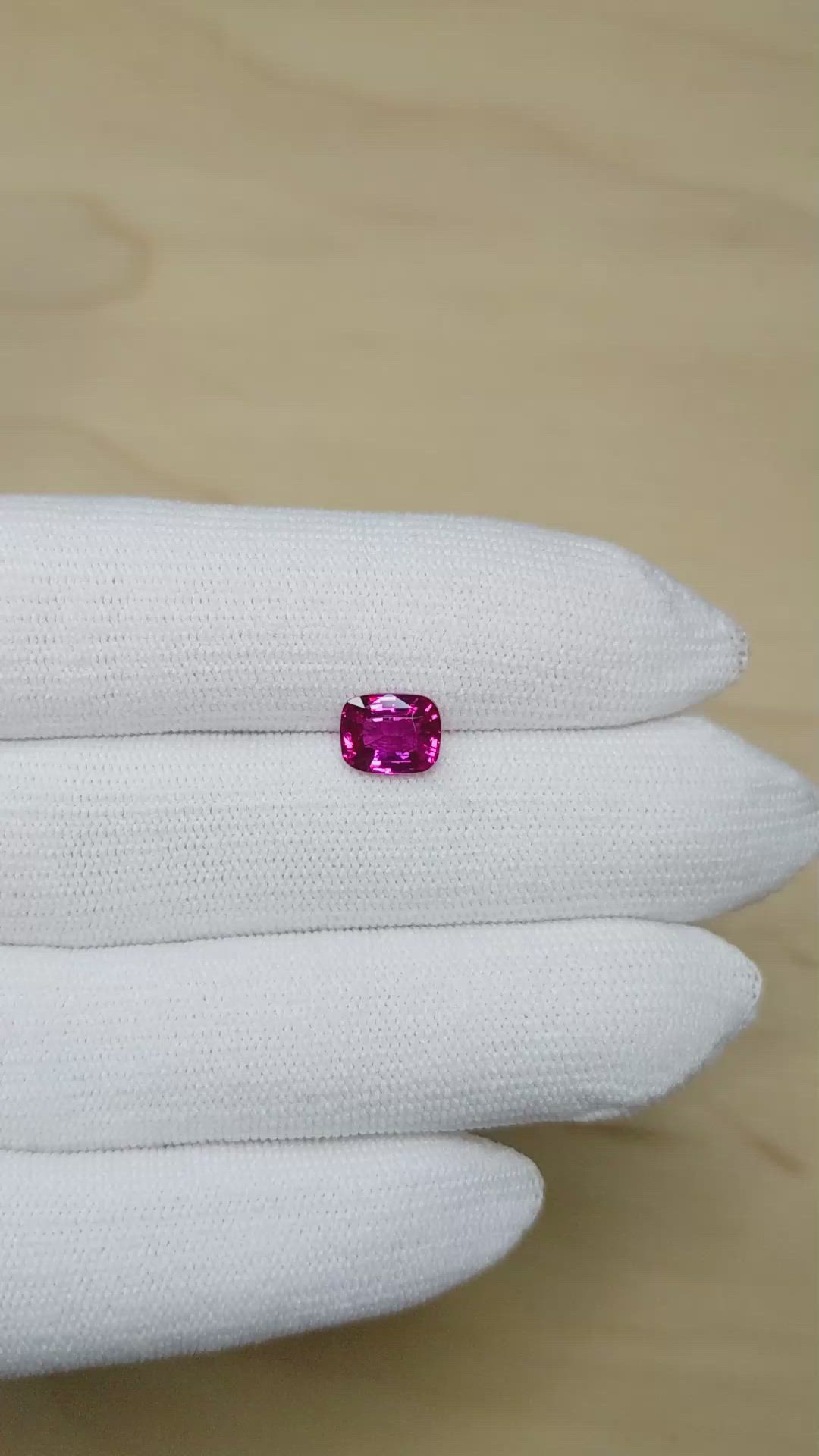 2.04 Ct. Pink Sapphire from Madagascar Size Video