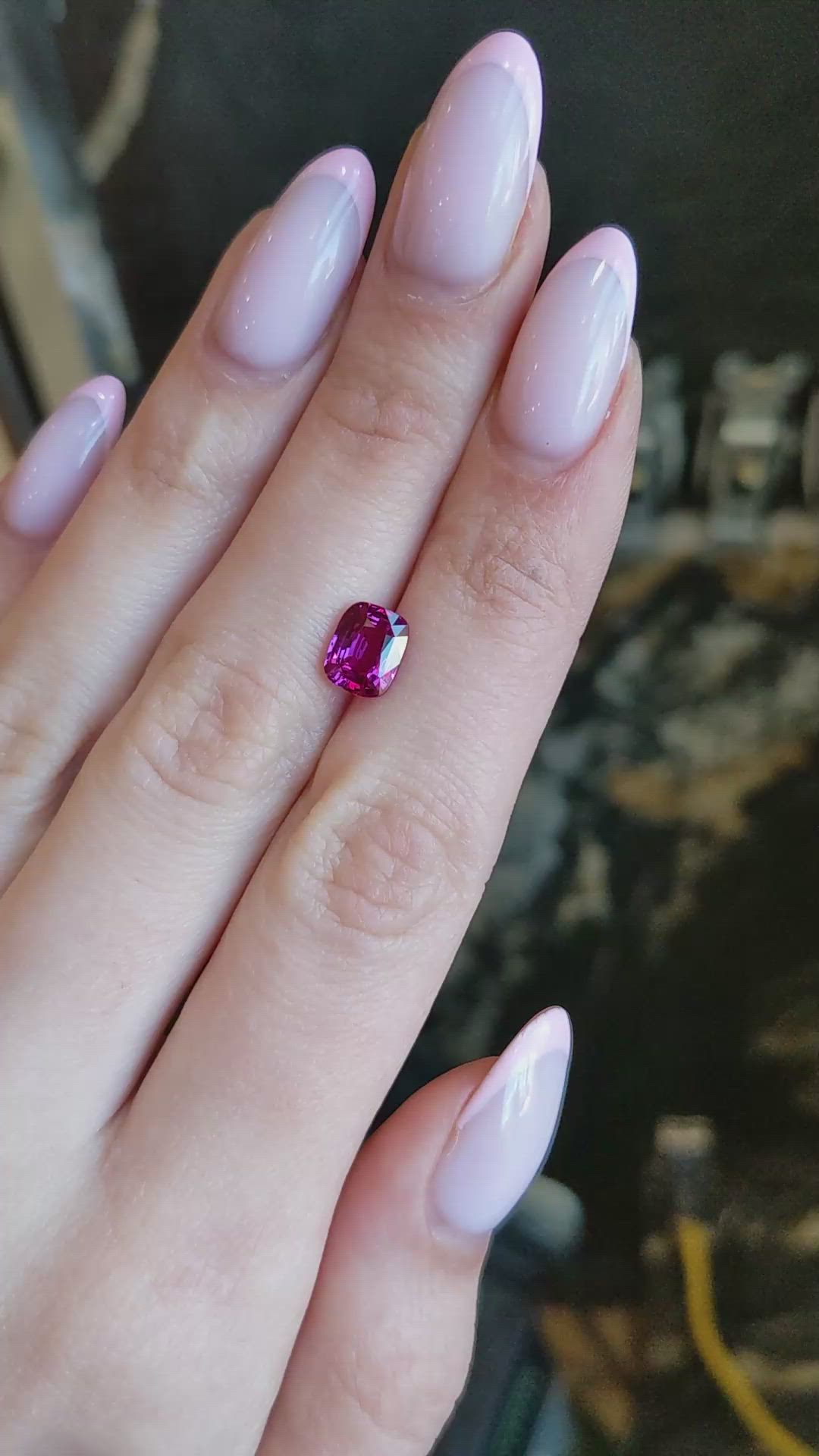 2.04 Ct. Pink Sapphire from Madagascar Size Video