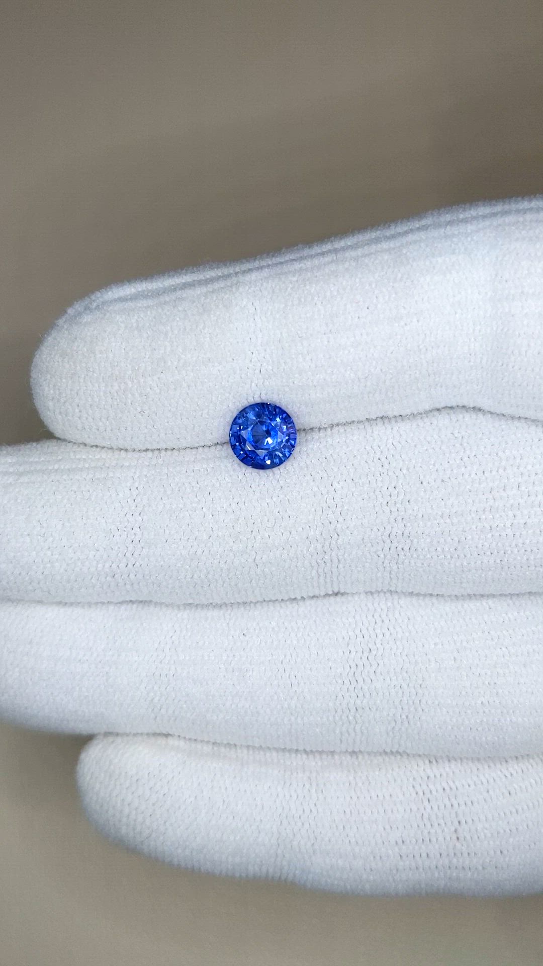 1.56 Ct. Blue Sapphire from Ceylon (Sri Lanka) Size Video