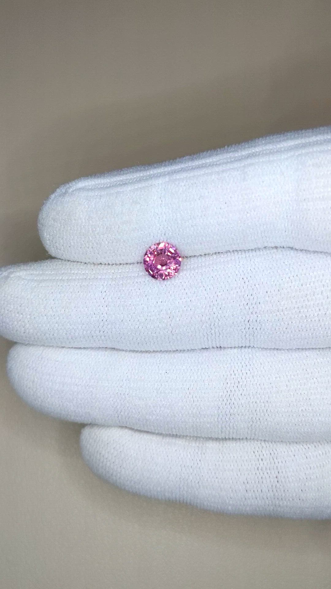 1.26 Ct. Purplish Pink Sapphire from Ceylon (Sri Lanka) Size Video