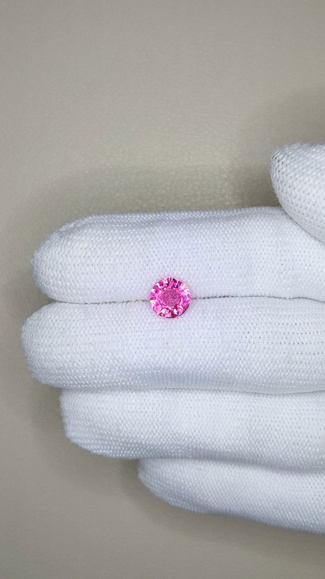 1.42 Ct. Pink Sapphire from Ceylon (Sri Lanka) Size Video