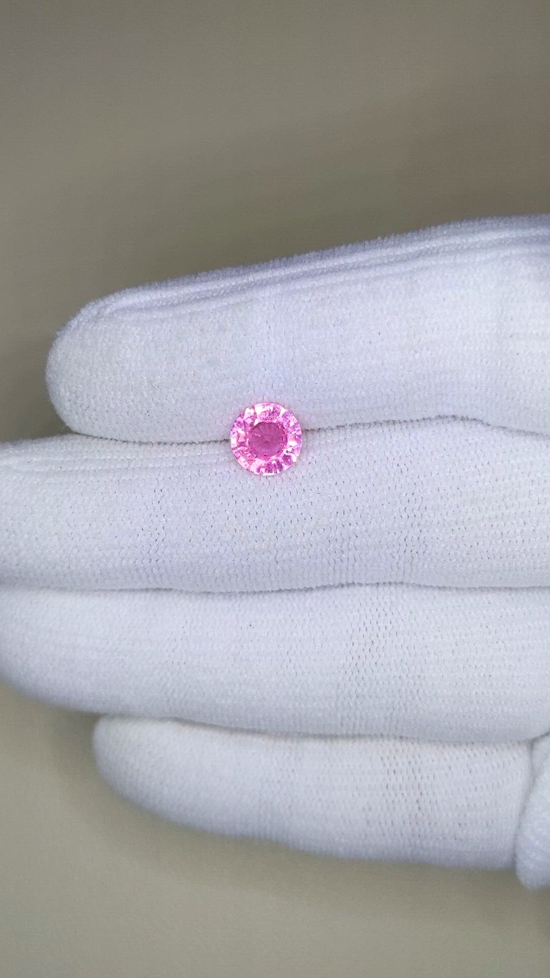 1.54 Ct. Pink Sapphire from Ceylon (Sri Lanka) Size Video