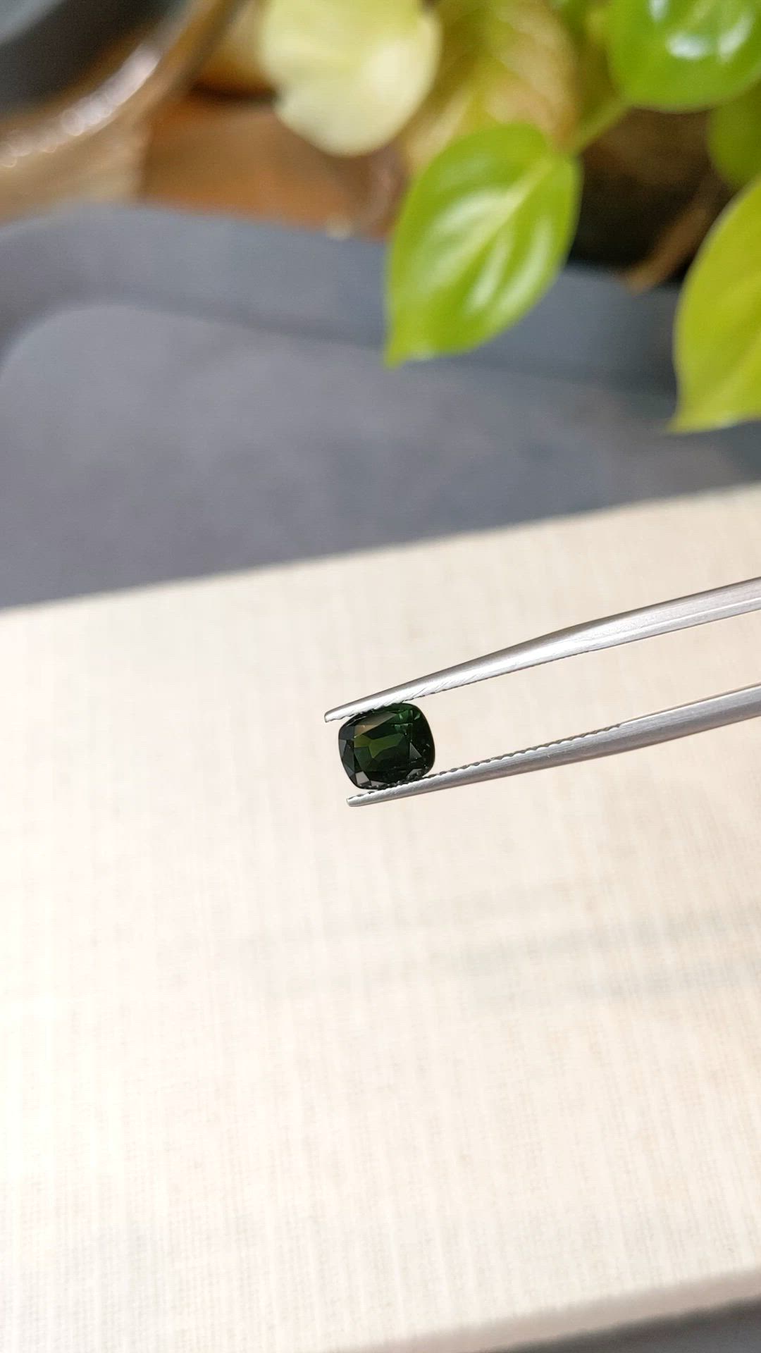 1.93 Ct. Green Sapphire from Australia Size Video