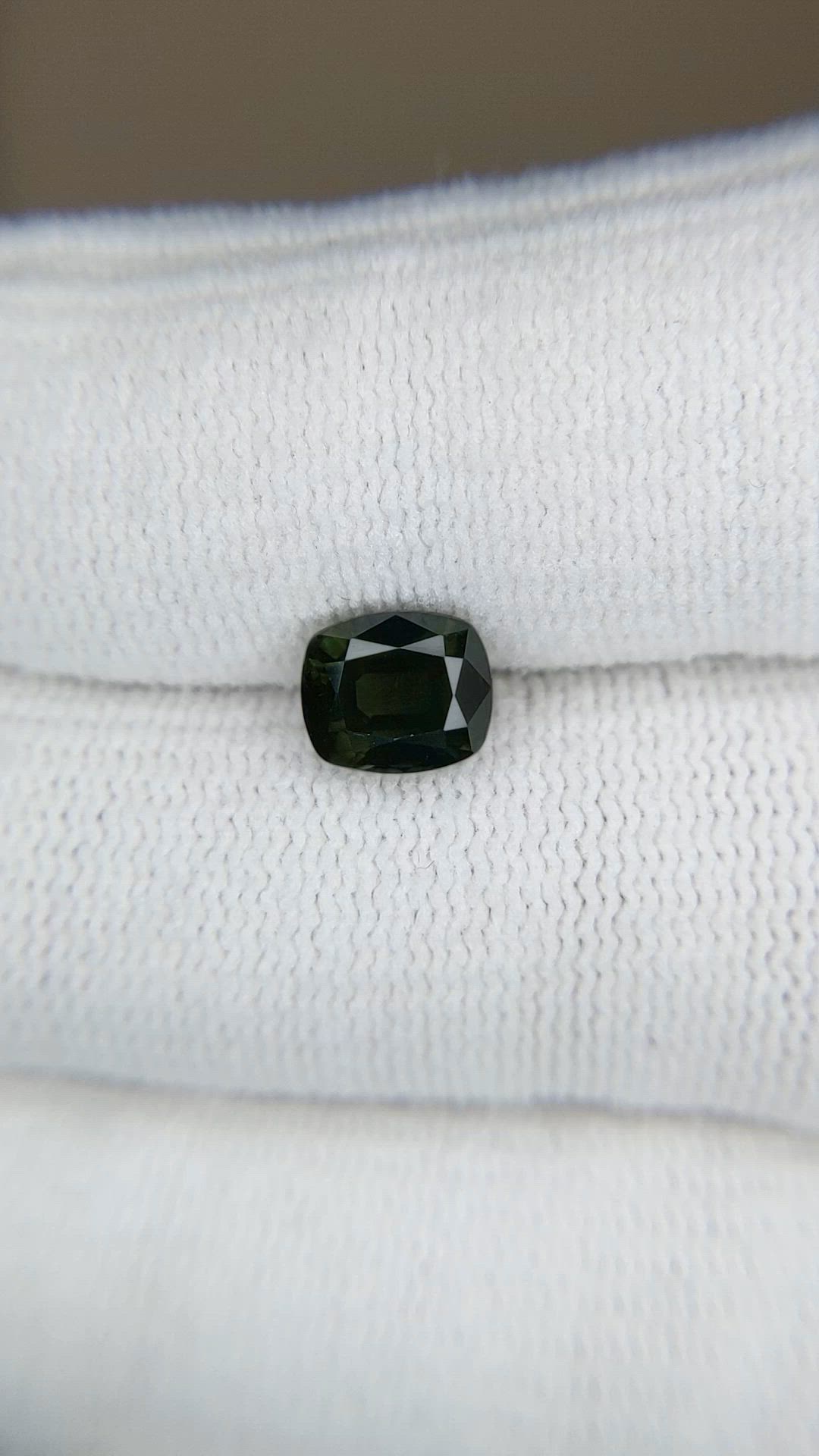 1.93 Ct. Green Sapphire from Australia Size Video