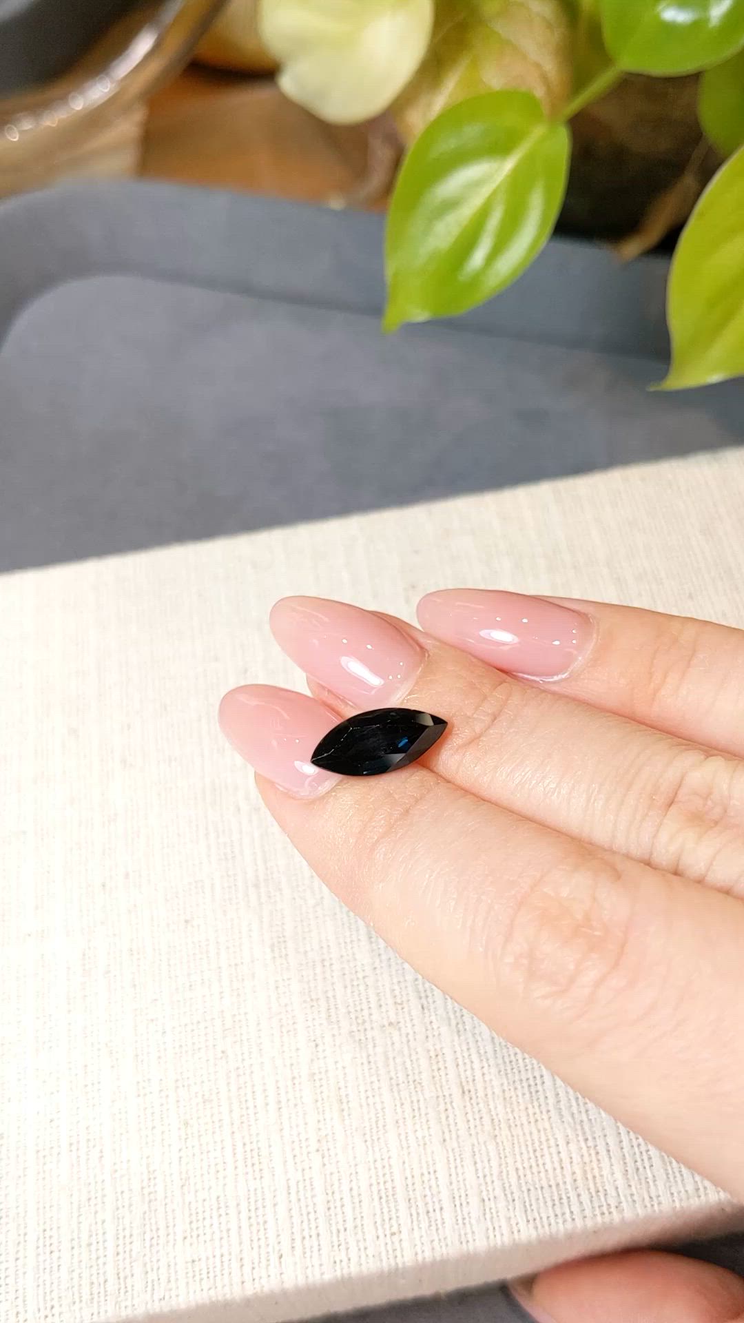 2.89 Ct. Blue Sapphire from Australia Size Video