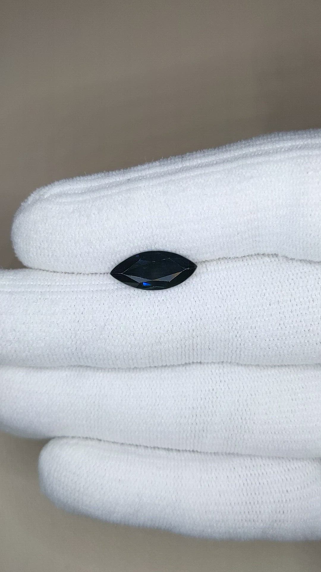 2.89 Ct. Blue Sapphire from Australia Size Video