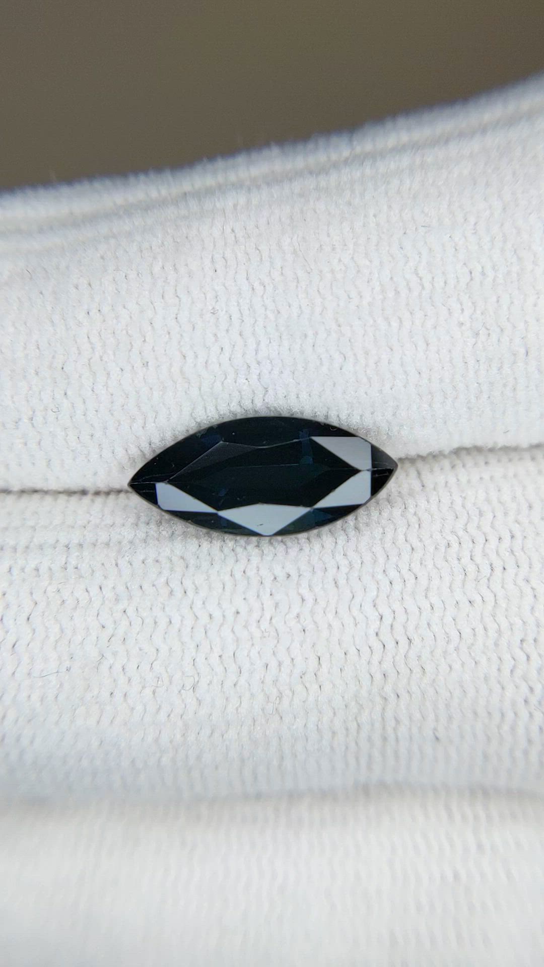 2.89 Ct. Blue Sapphire from Australia Size Video