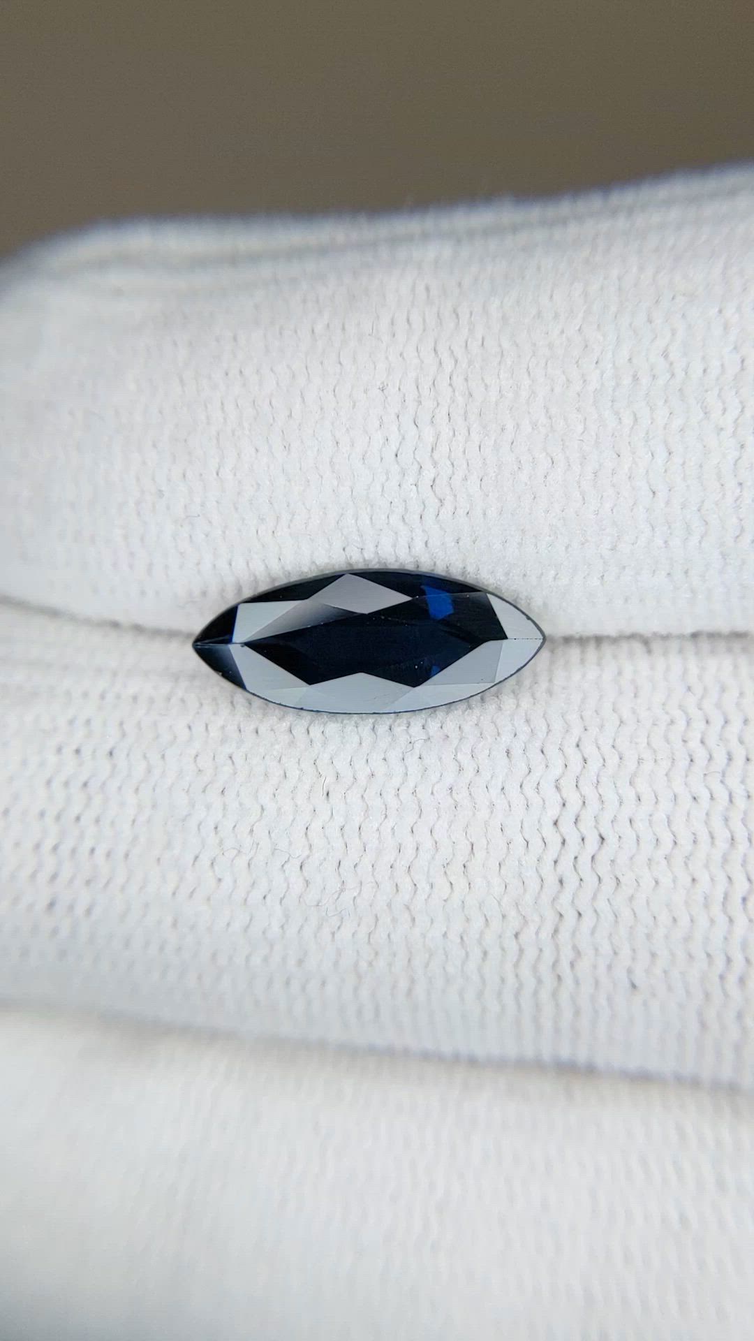 2.40 Ct. Blue Sapphire from Australia Size Video