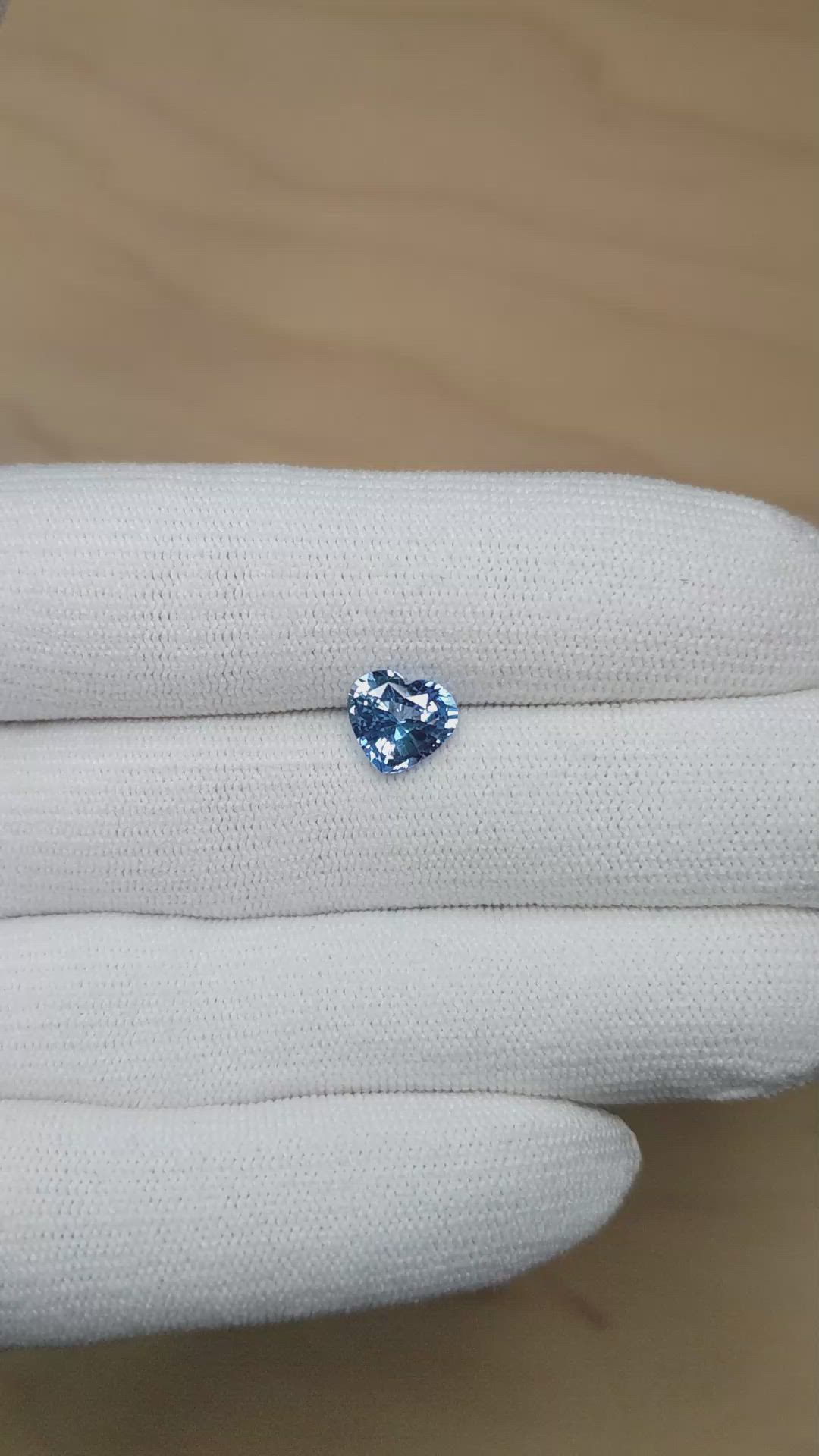2.21 Ct. Blue Sapphire from Ceylon (Sri Lanka) Size Video
