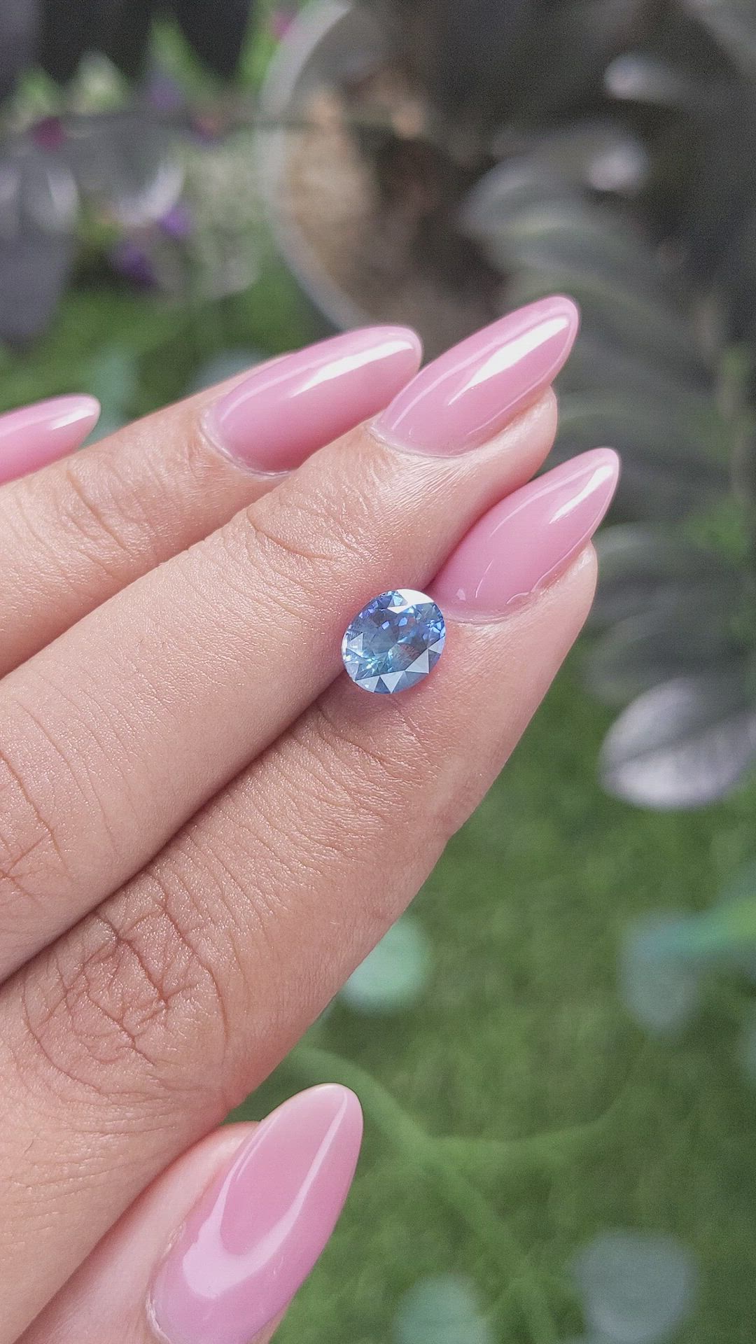 1.56 Ct. Blue Sapphire from Ceylon (Sri Lanka) Size Video