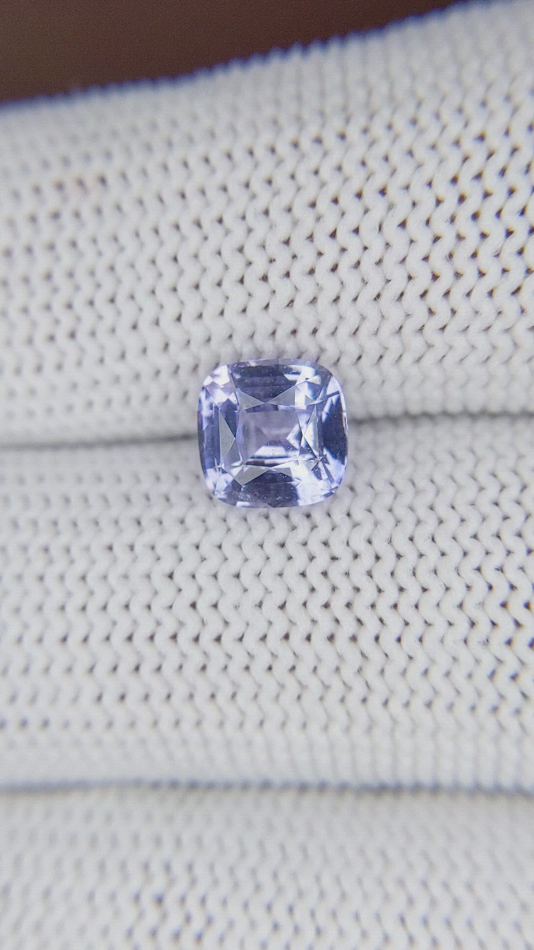 1.83 Ct. Violet Sapphire from Ceylon (Sri Lanka) Size Video