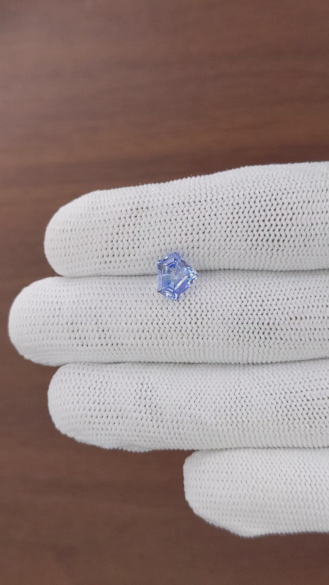 2.09 Ct. Blue Sapphire from Ceylon (Sri Lanka) Size Video