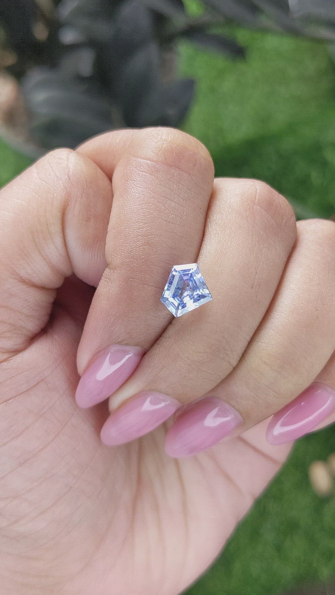 2.09 Ct. Blue Sapphire from Ceylon (Sri Lanka) Size Video