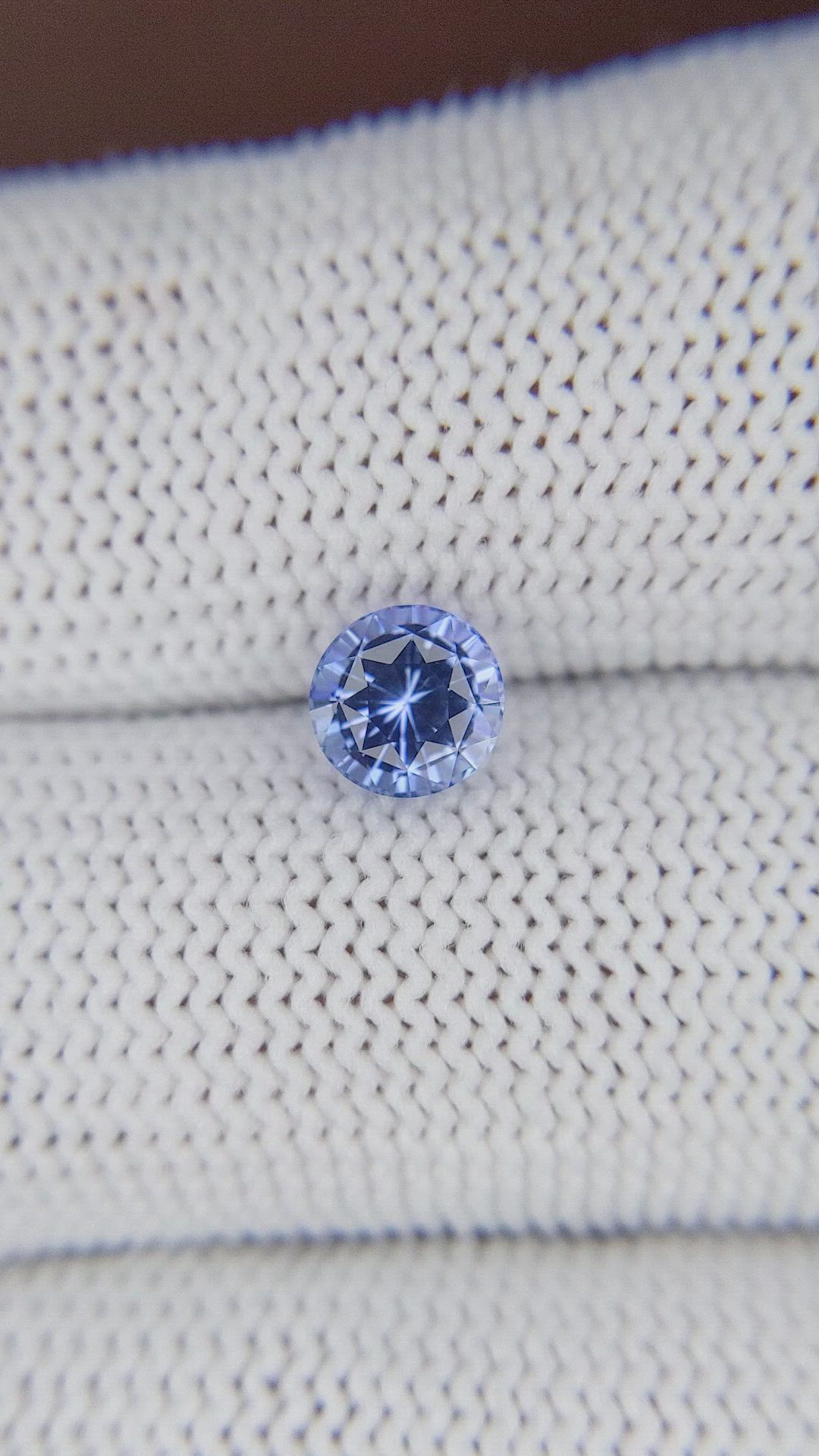 1.24 Ct. Blue Sapphire from Ceylon (Sri Lanka) Size Video