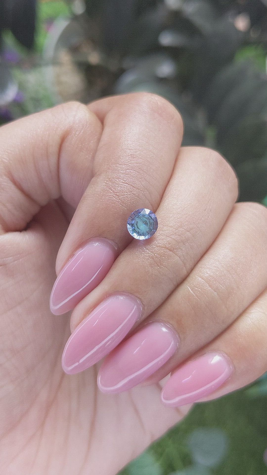1.24 Ct. Blue Sapphire from Ceylon (Sri Lanka) Size Video