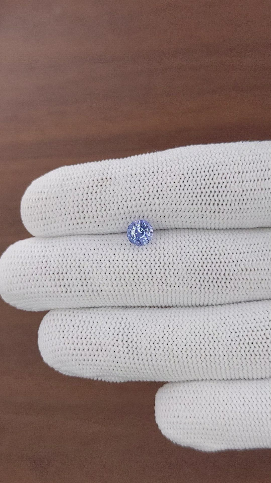 1.24 Ct. Blue Sapphire from Ceylon (Sri Lanka) Size Video