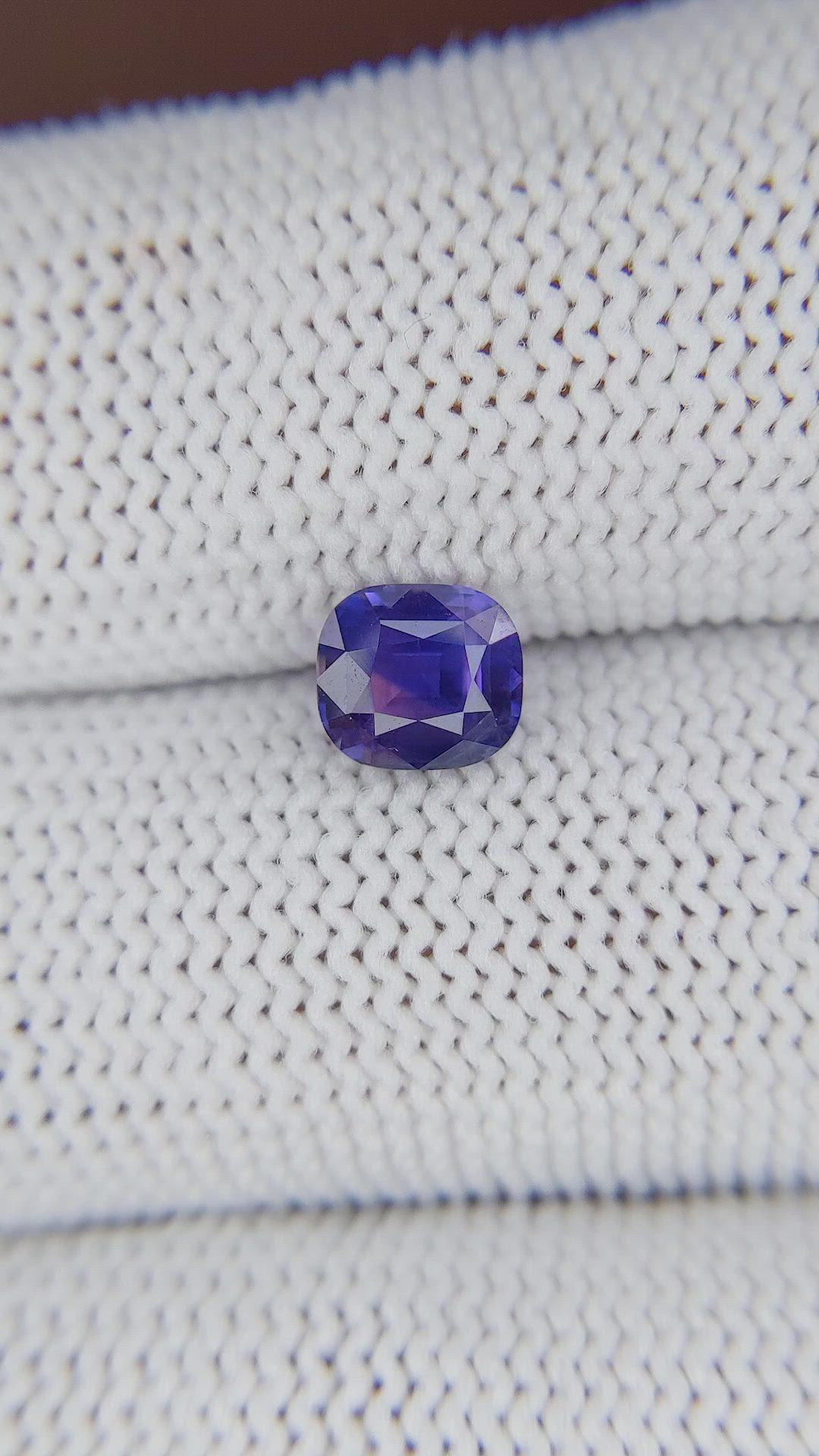 1.18 Ct. Violet Sapphire from Africa Size Video
