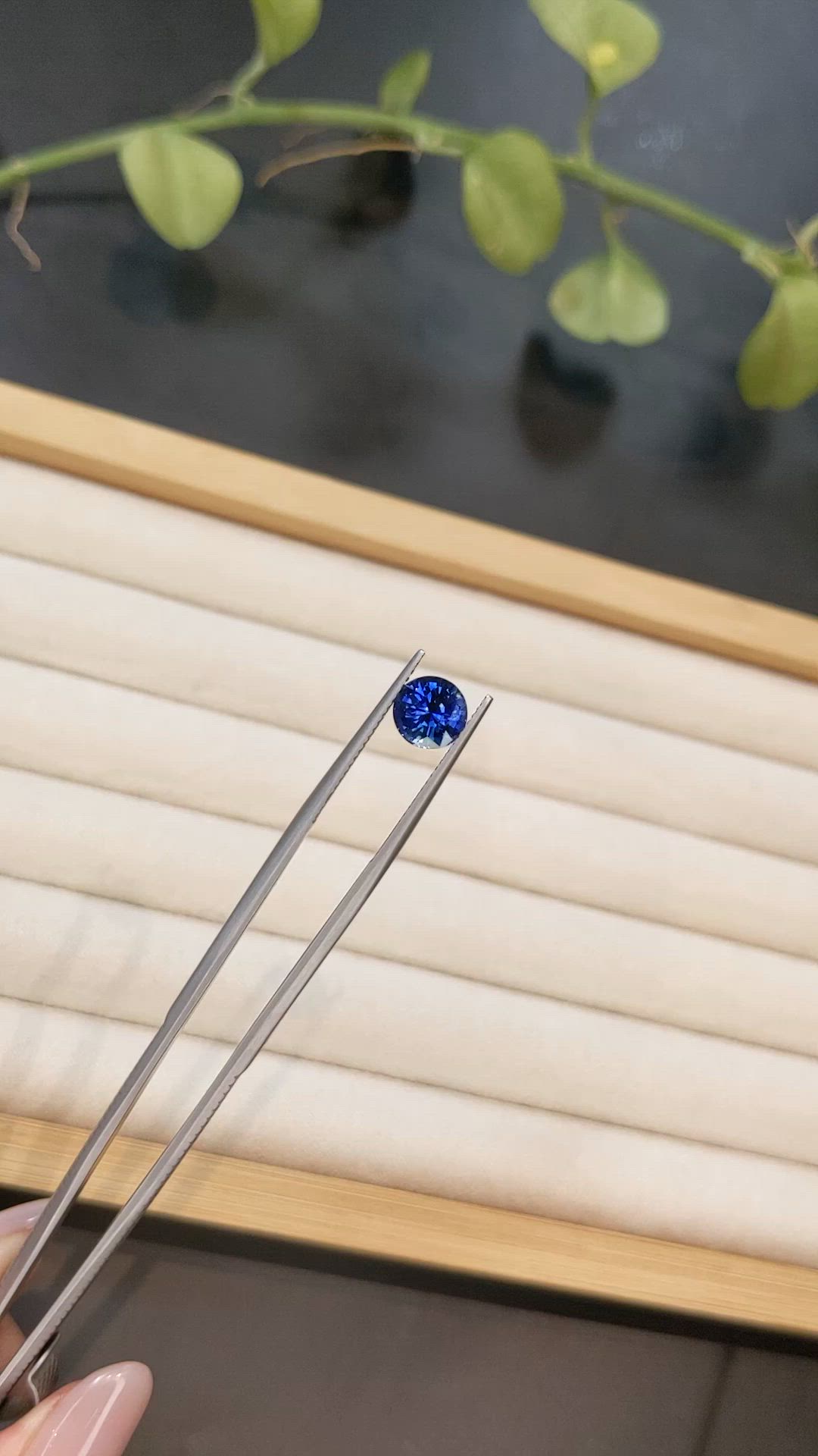 2.61 Ct. Blue Sapphire from Madagascar Size Video