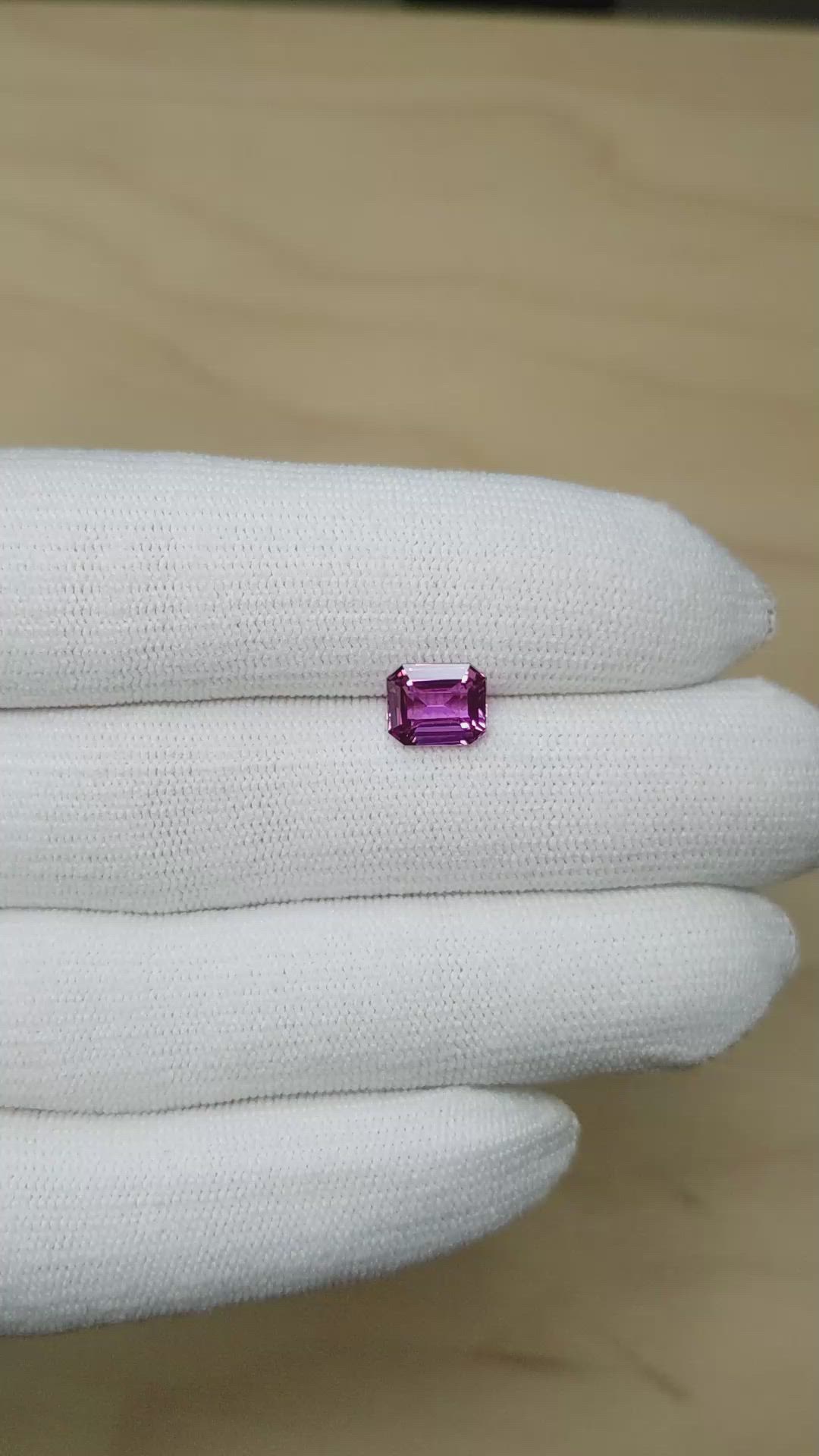 2.08 Ct. Pink Sapphire from Ceylon (Sri Lanka) Size Video