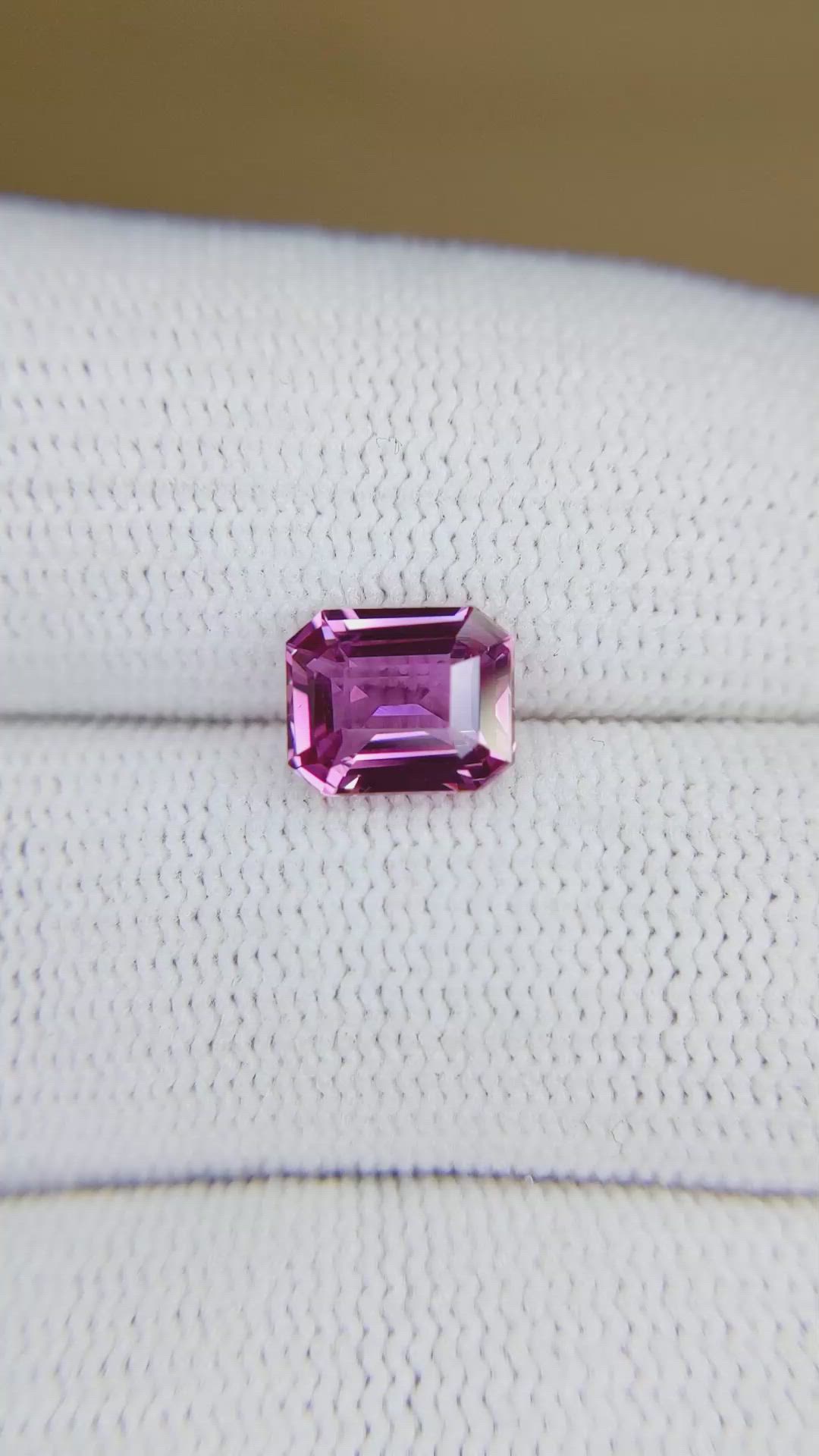 2.08 Ct. Pink Sapphire from Ceylon (Sri Lanka) Size Video