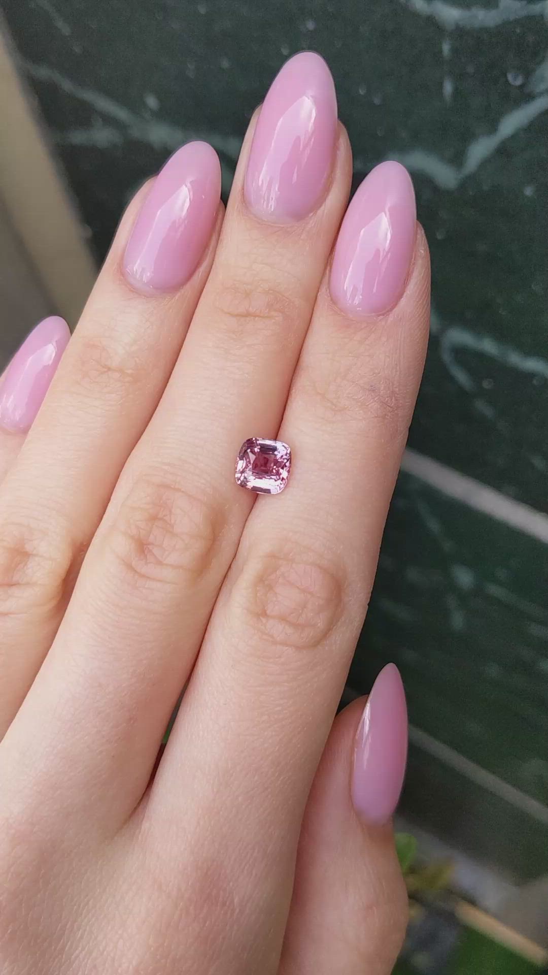 2.15 Ct. Padparadscha Sapphire from Ceylon (Sri Lanka) Size Video