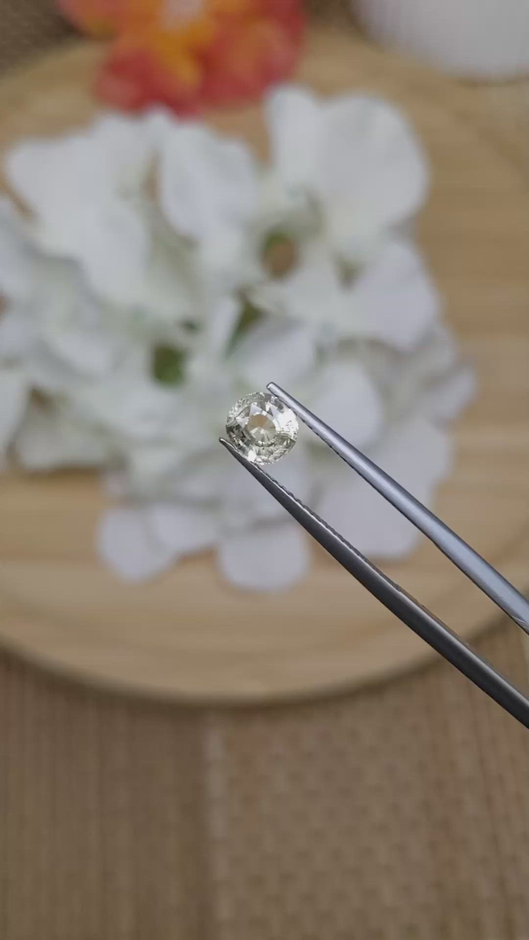 1.18 Ct. Yellow Sapphire from Ceylon (Sri Lanka) Size Video