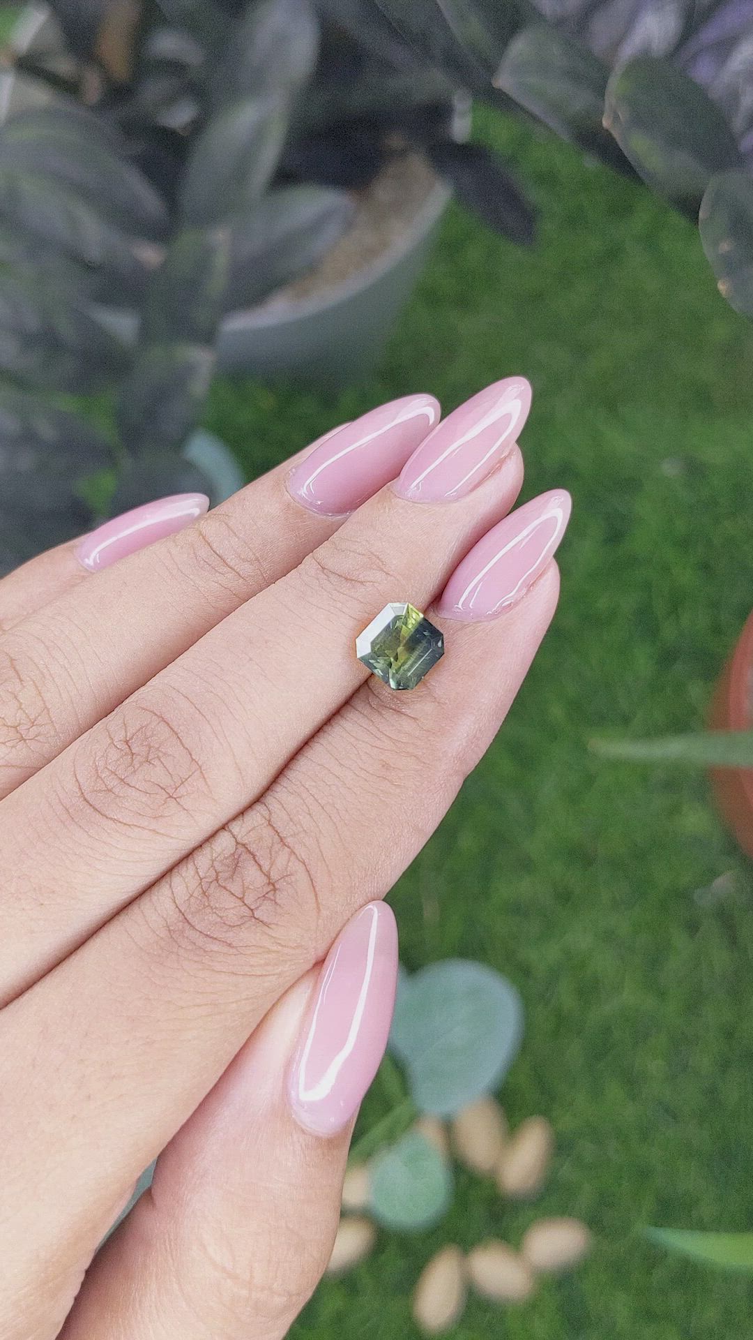 2.27 Ct. Bi Color / Parti Sapphire from Madagascar Size Video
