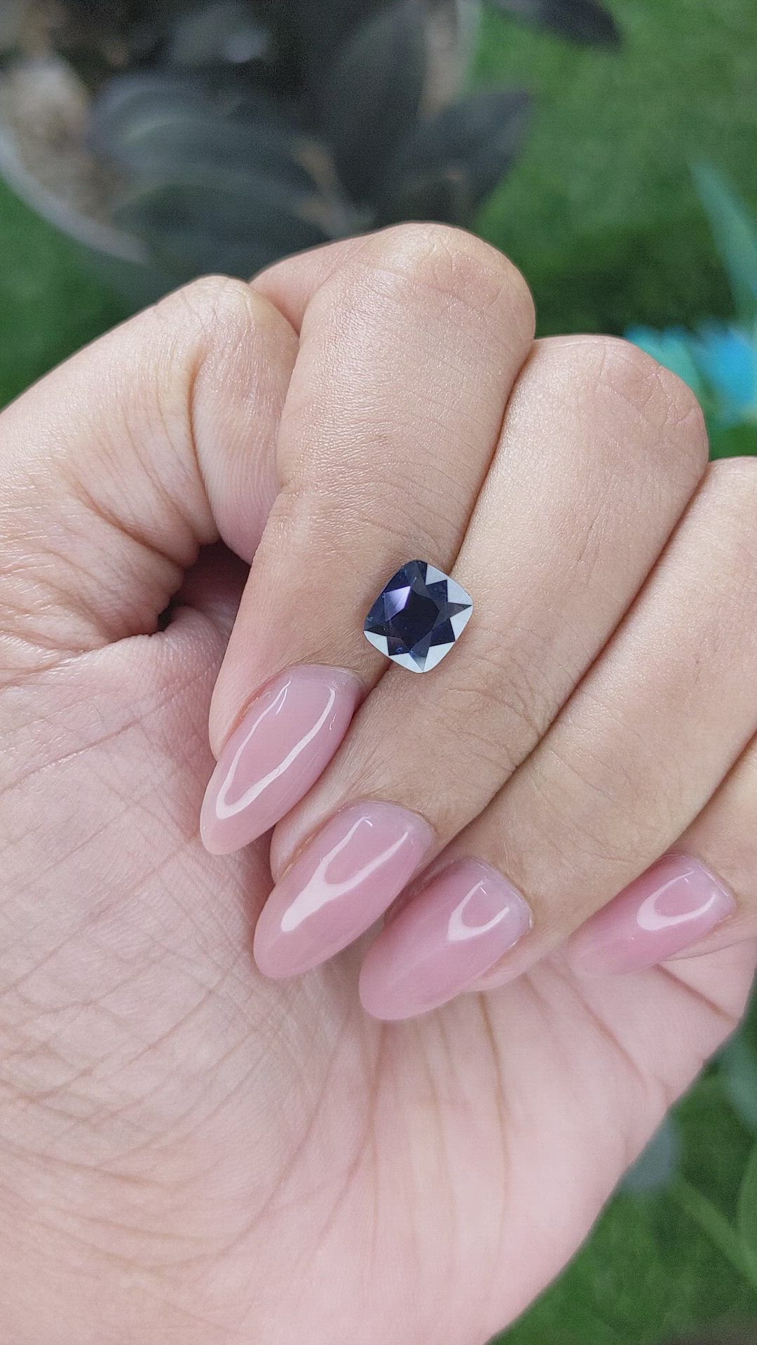 1.52 Ct. Blue Sapphire from Ceylon (Sri Lanka) Size Video