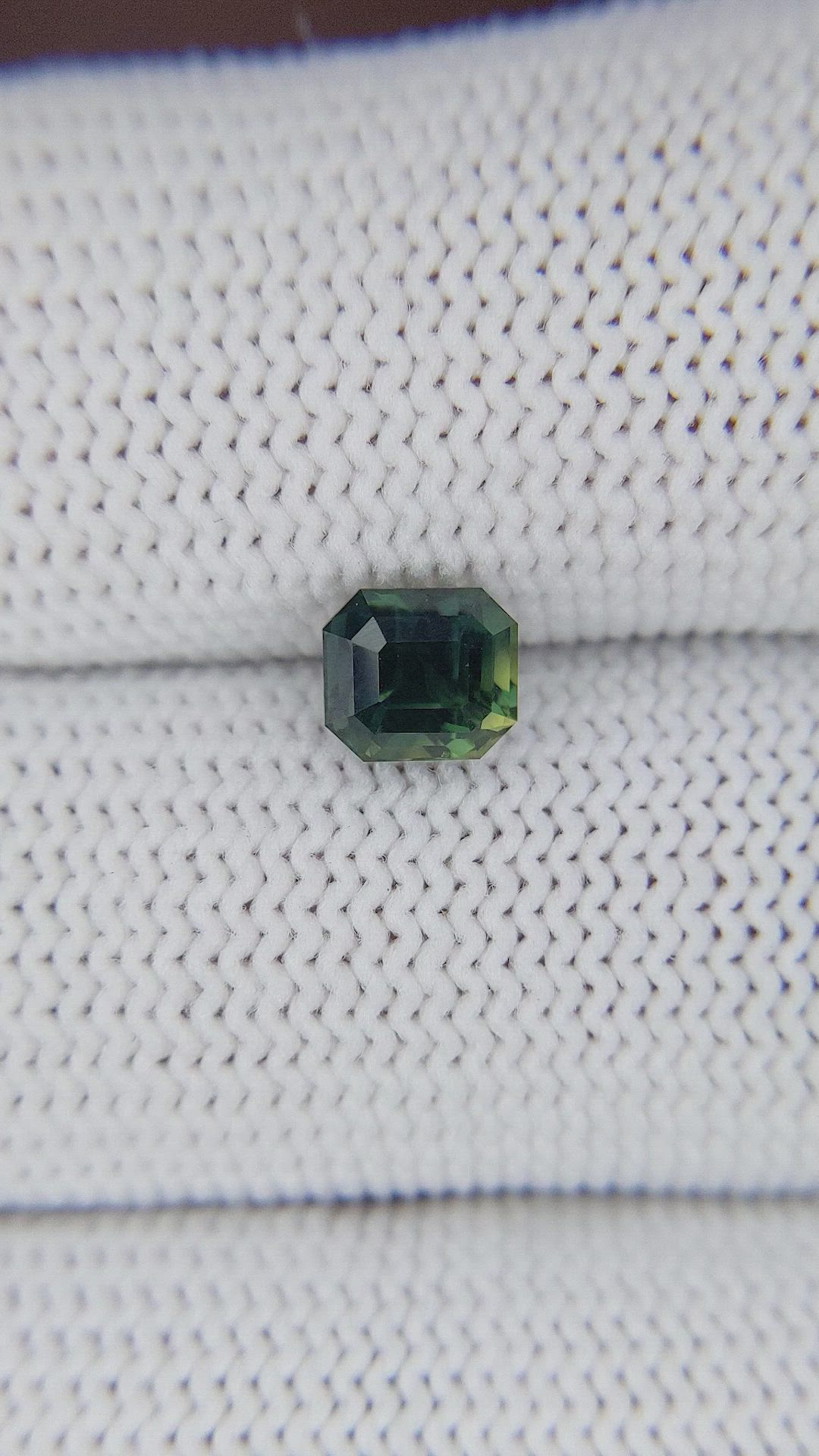 1.20 Ct. Yellowish Green Sapphire from Australia Size Video