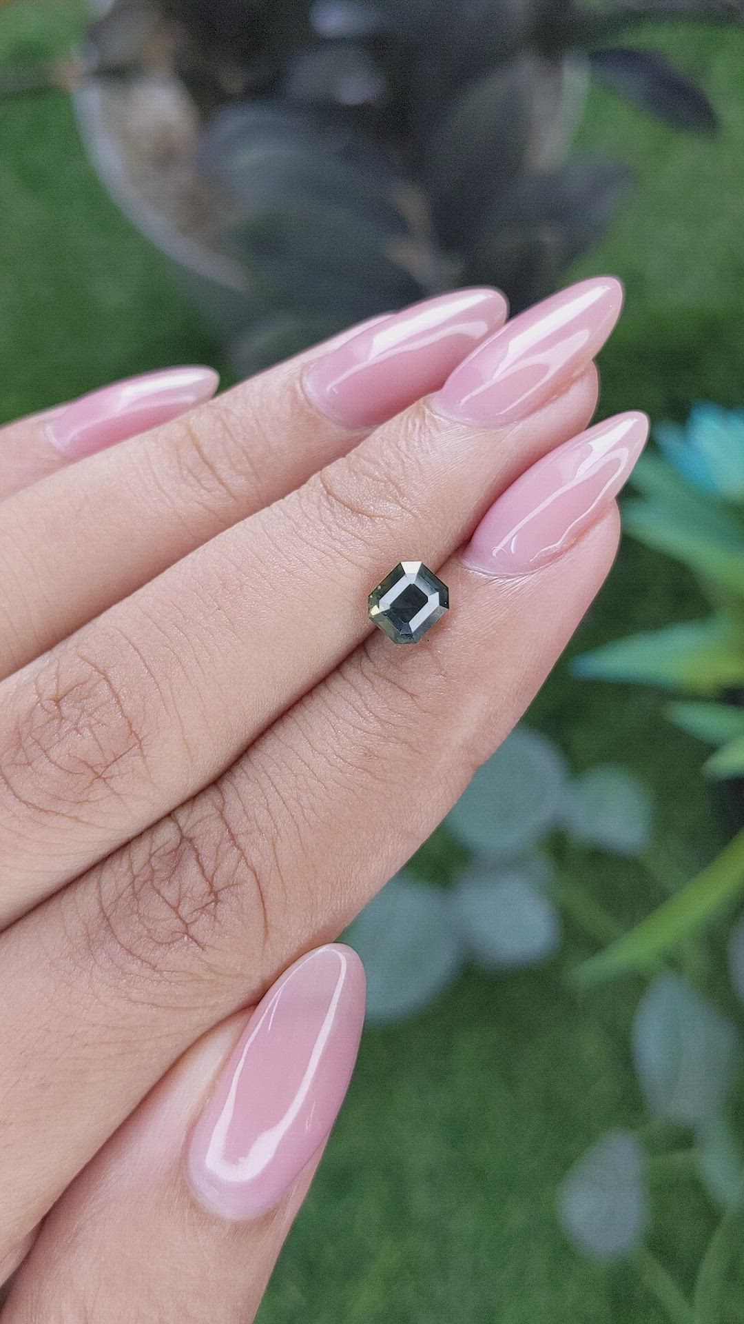 1.20 Ct. Yellowish Green Sapphire from Australia Size Video