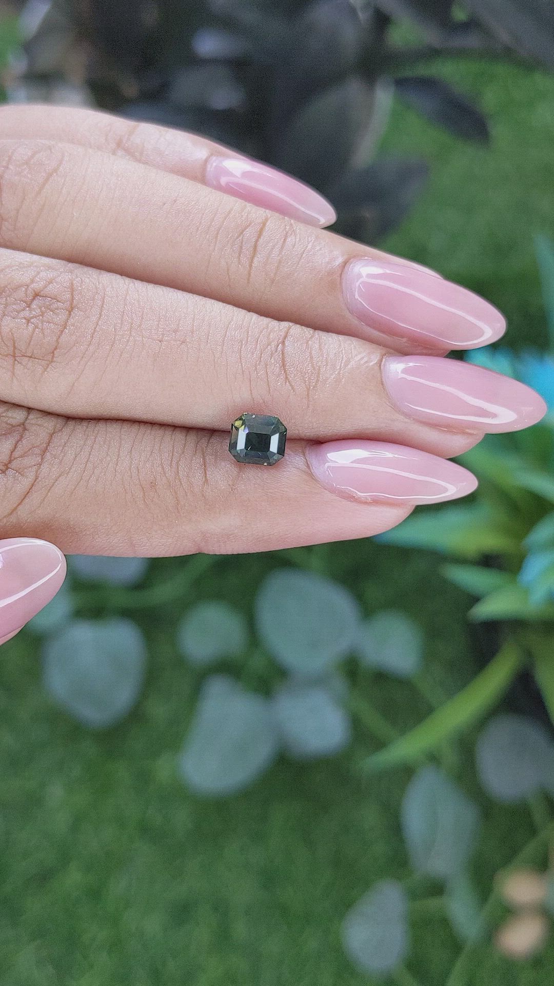 1.20 Ct. Yellowish Green Sapphire from Australia Size Video