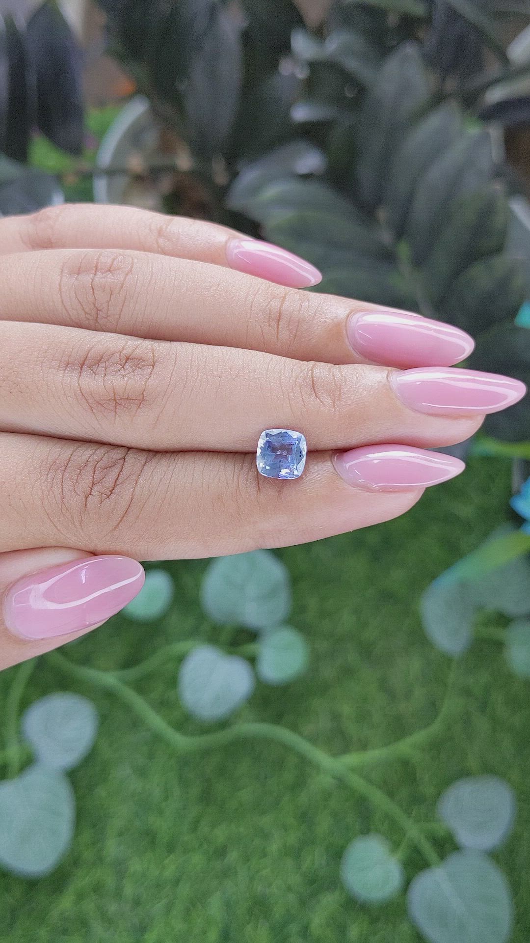 1.47 Ct. Blue Sapphire from Tanzania Size Video