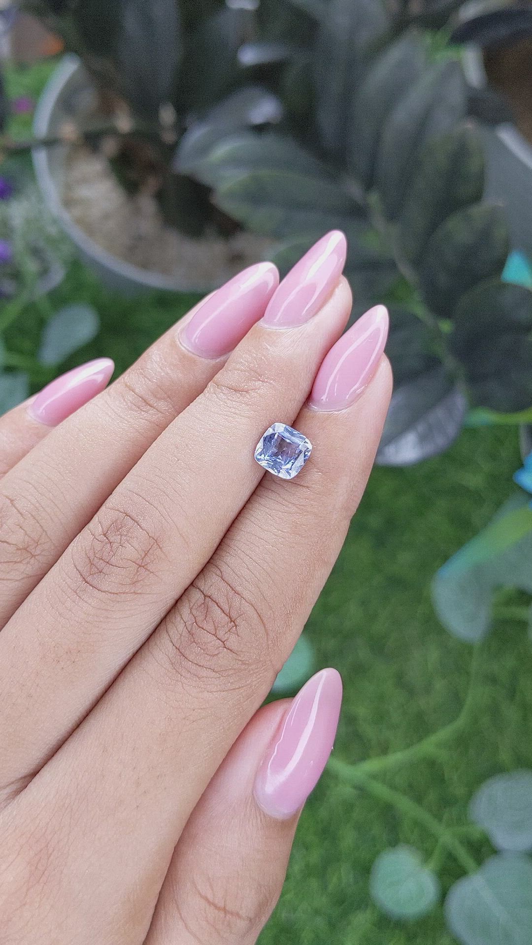 1.47 Ct. Blue Sapphire from Tanzania Size Video