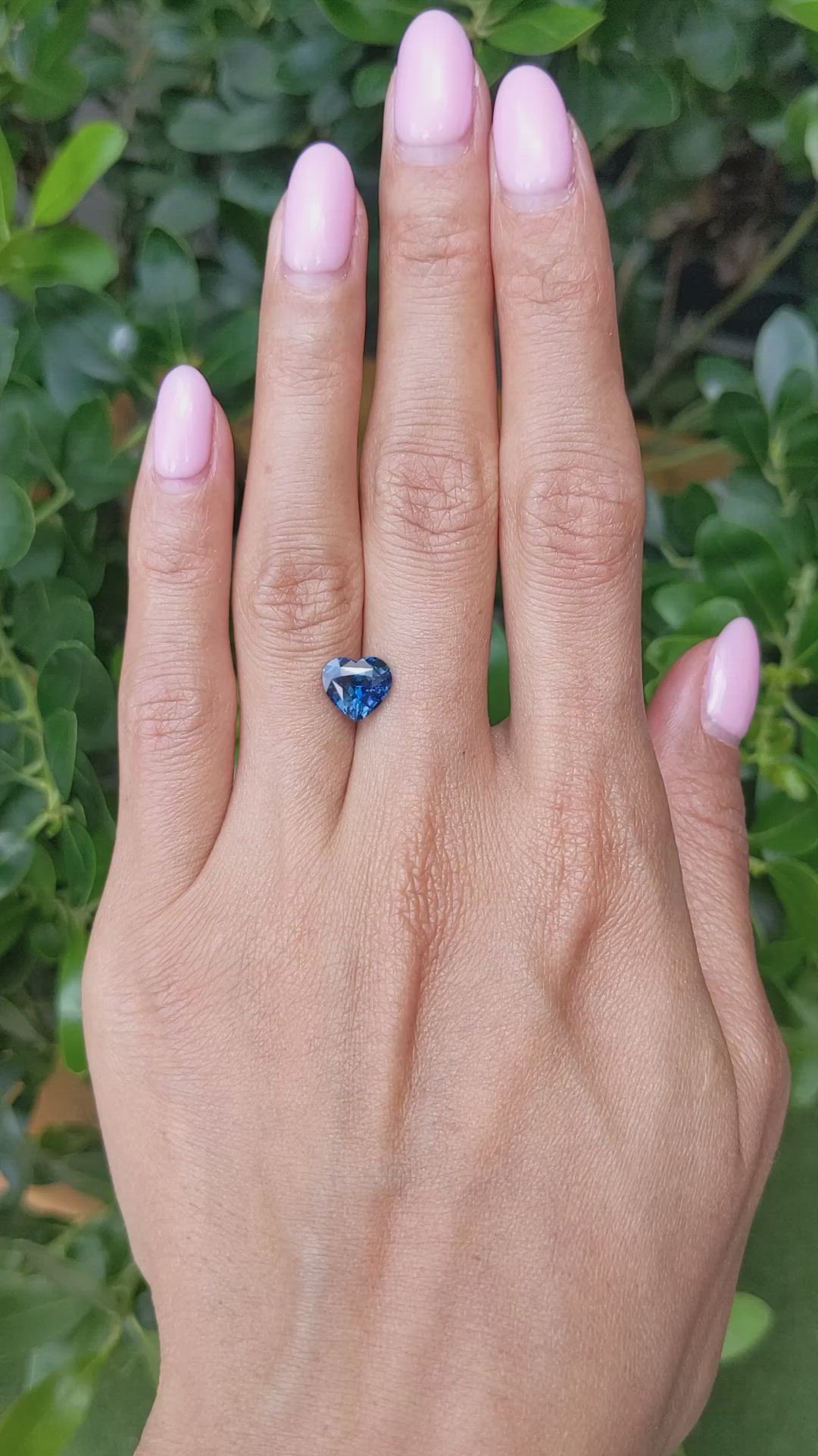 2.40 Ct. Greenish Blue Sapphire from Madagascar Size Video
