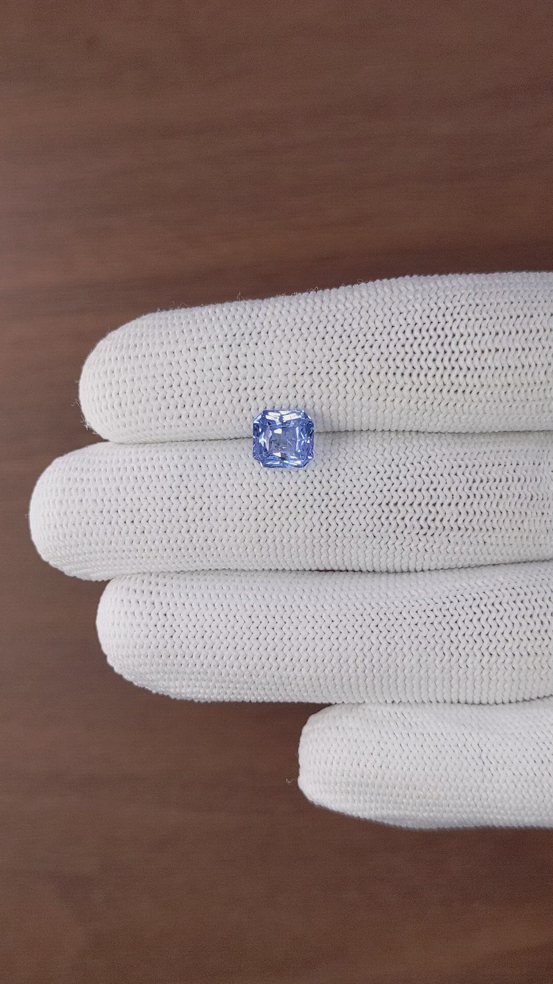 2.60 Ct. Blue Sapphire from Tanzania Size Video