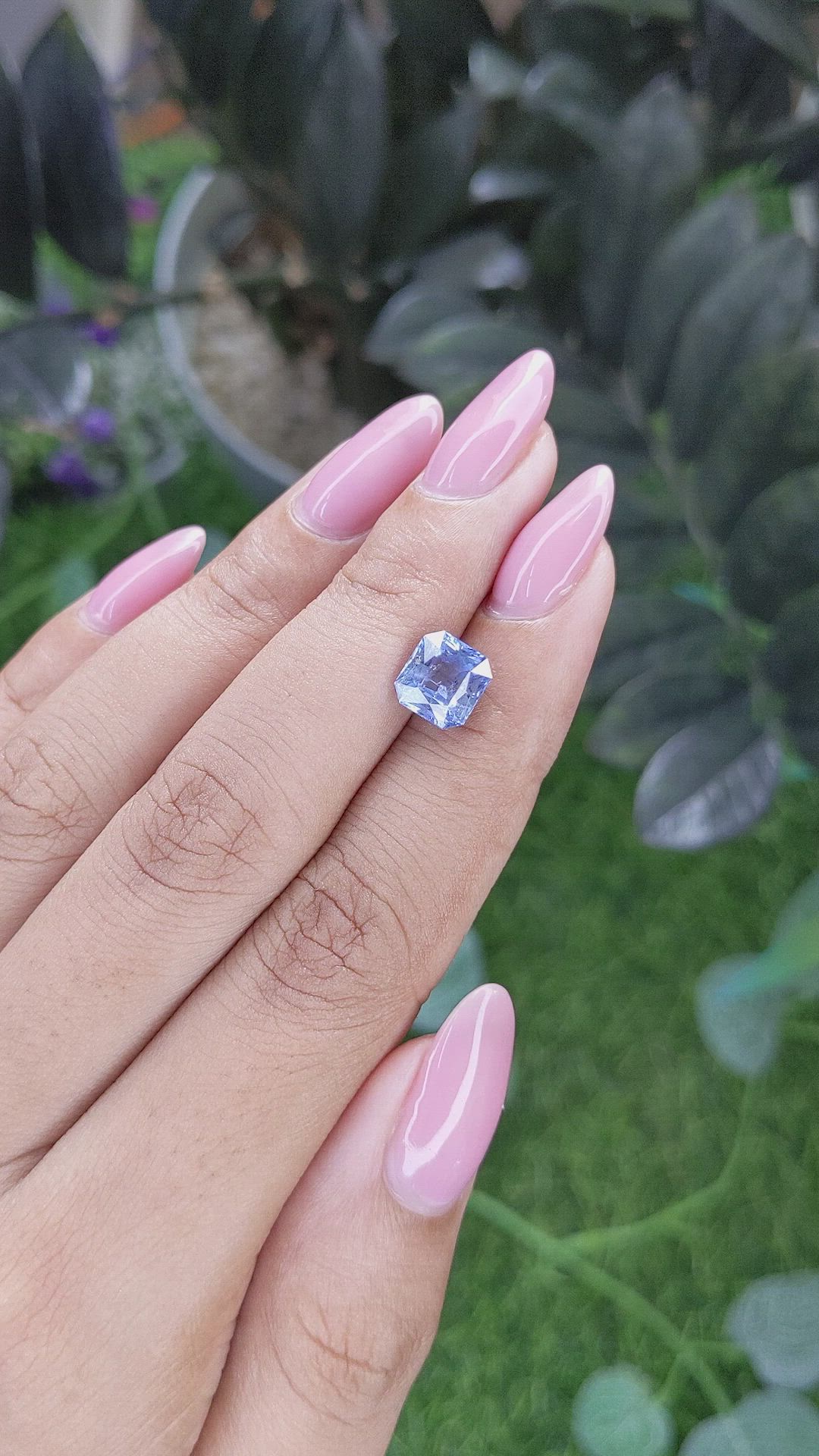 2.60 Ct. Blue Sapphire from Tanzania Size Video